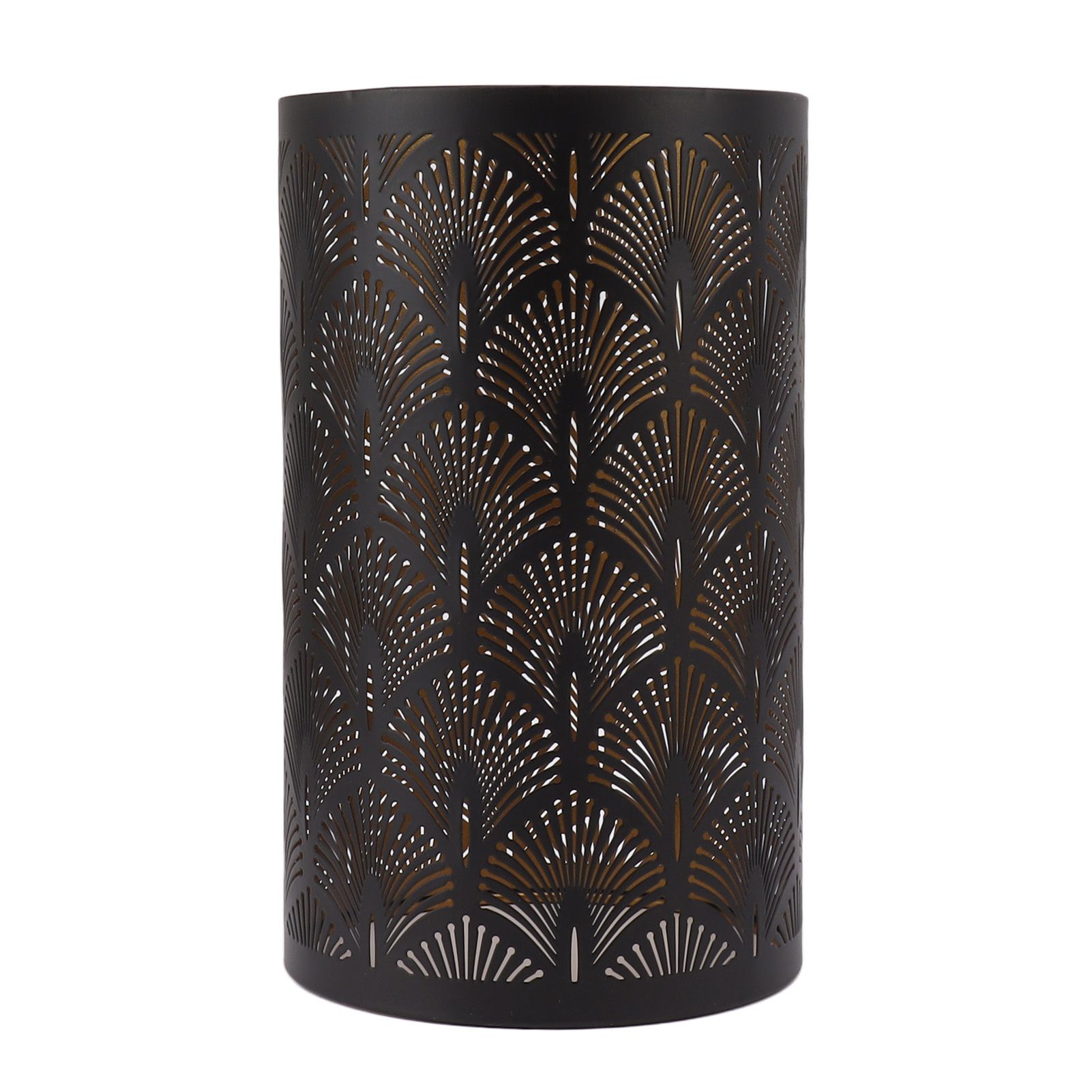 Modern Lampshade Metal Cylindrical Hollow Out E27 E26 Lamp Shade for Bedroom view 2