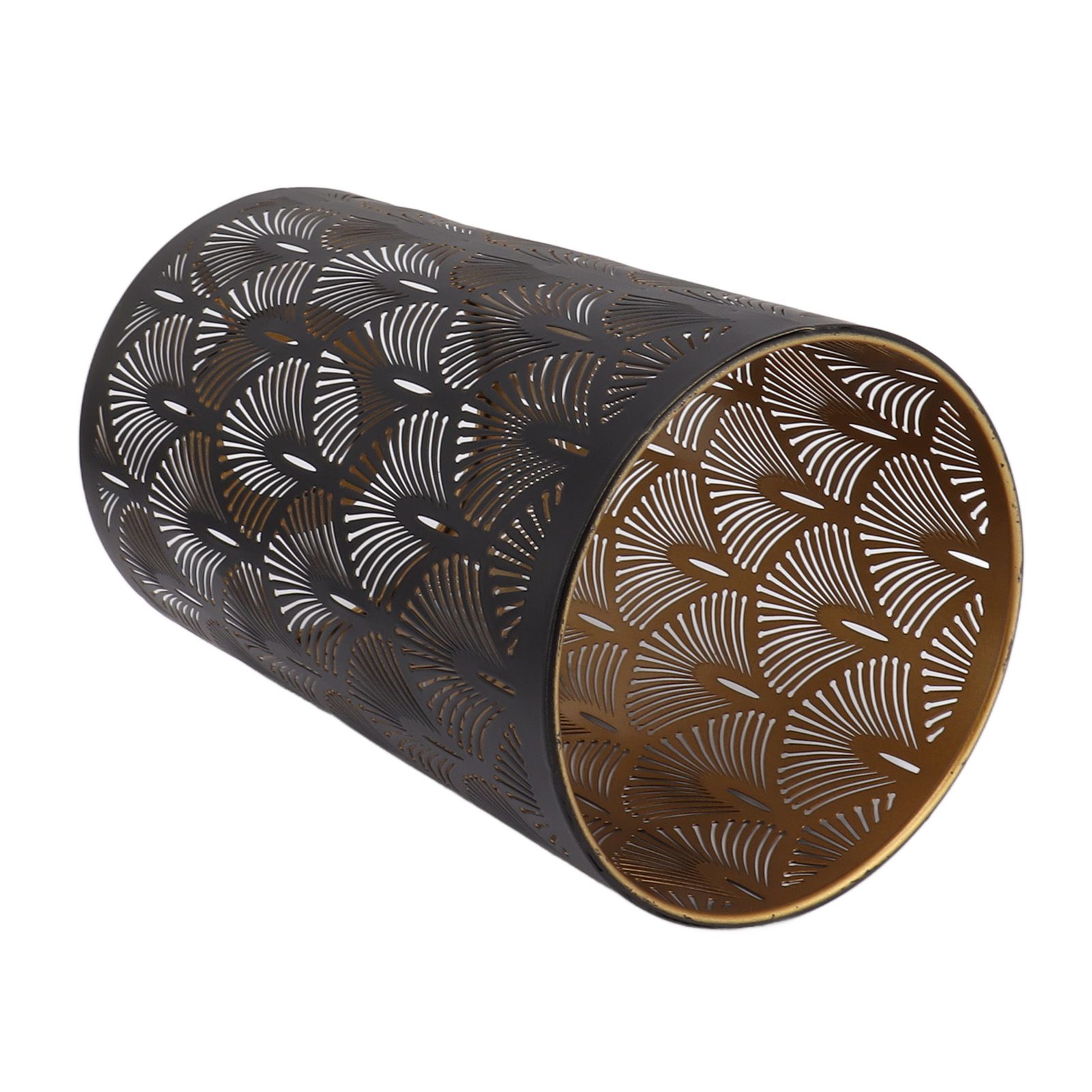 Modern Lampshade Metal Cylindrical Hollow Out E27 E26 Lamp Shade for Bedroom view 3