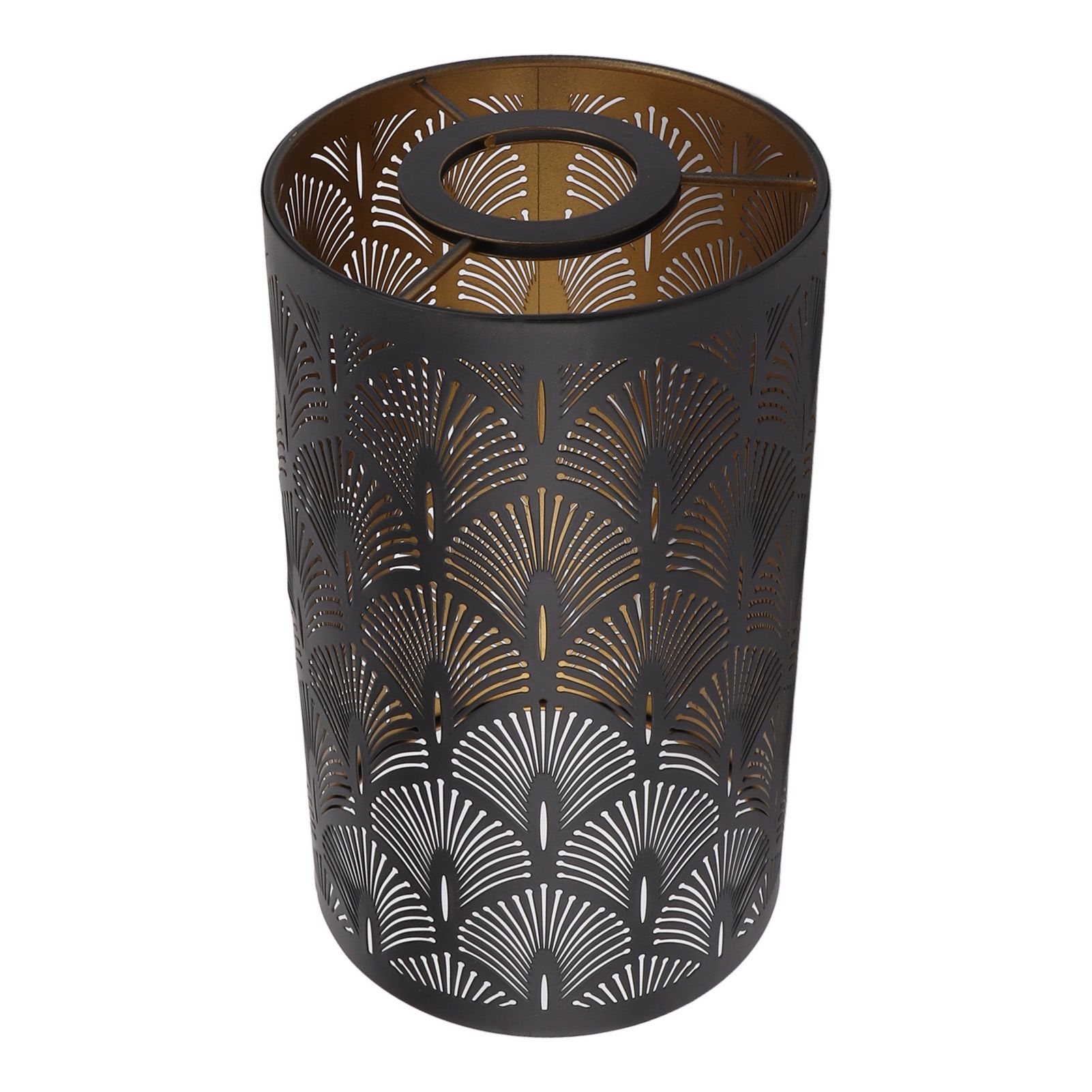 Modern Lampshade Metal Cylindrical Hollow Out E27 E26 Lamp Shade for Bedroom view 4