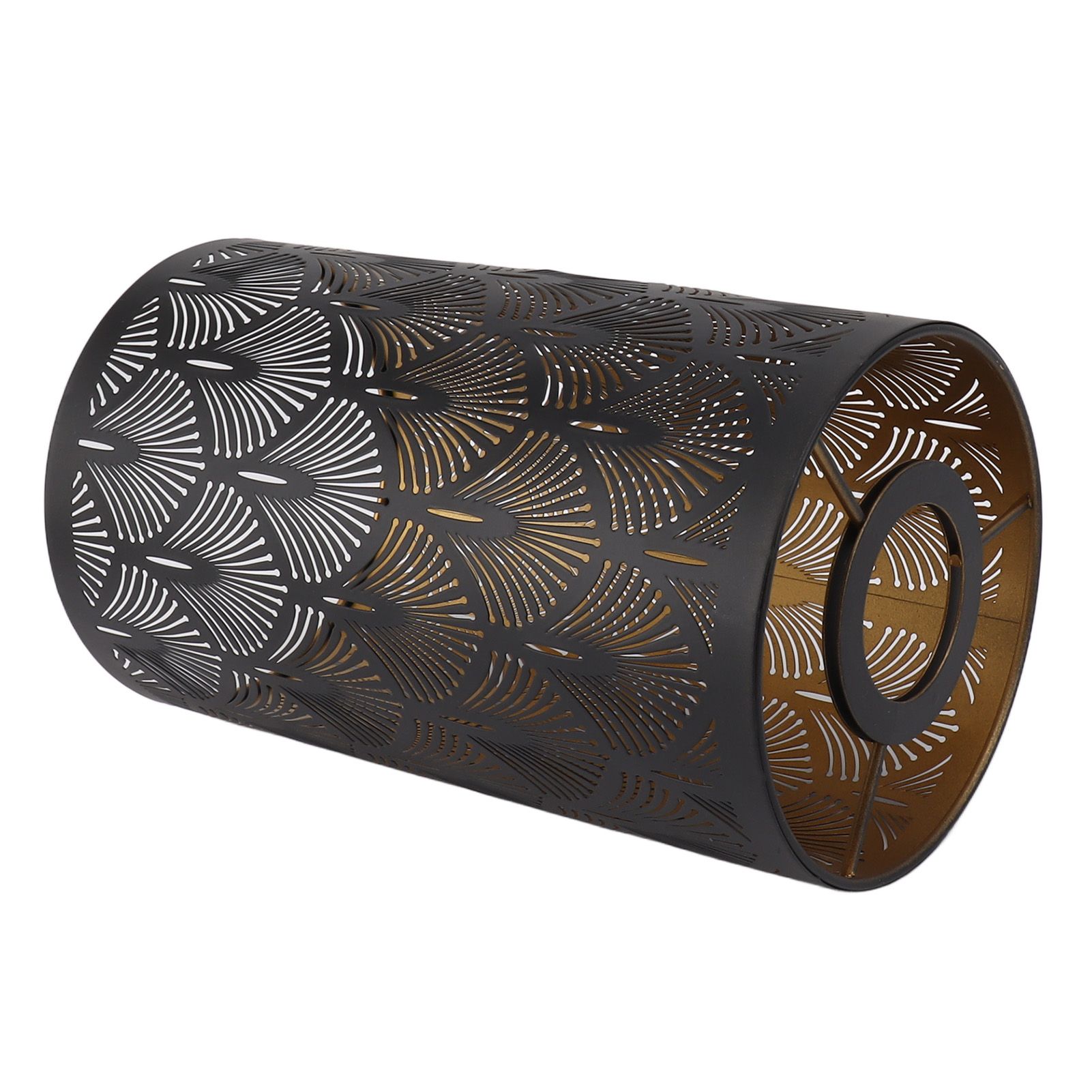 Modern Lampshade Metal Cylindrical Hollow Out E27 E26 Lamp Shade for Bedroom view 9