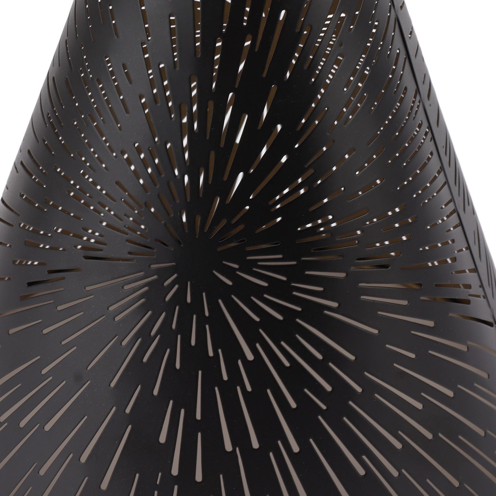 Table Lamp Shade Laser Engraved Metal Fireworks Shape Projection Lampshade for view 15