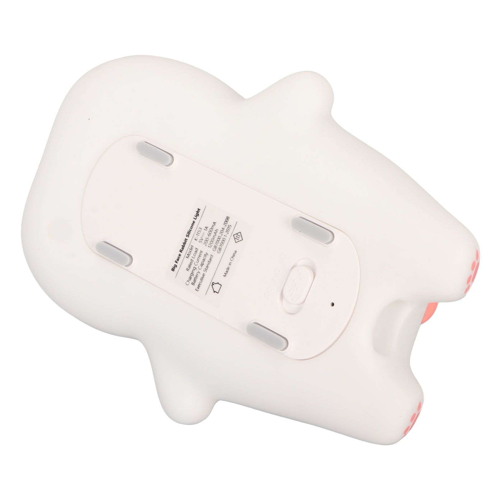 Kawaii Bunny Night Light Soft Silicone Night Light Portable USB Rechargeable view 13