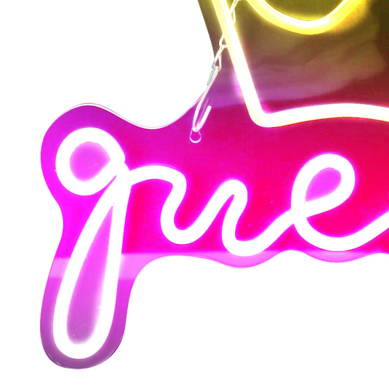 LED Neon Sign Bright USB Powered Decorative Crown Queen Wall Neon Light for view 13