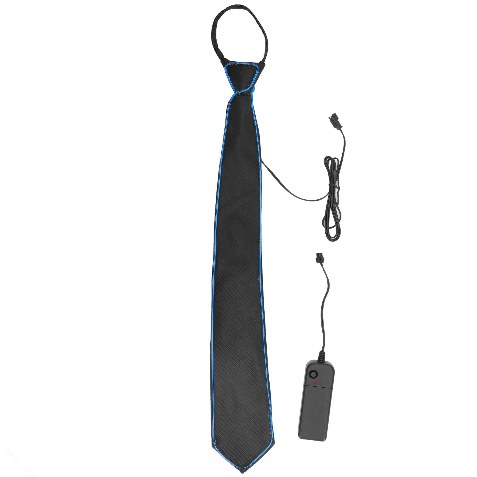 LED Necktie Lighting Modes Adjustable Polyester Key Switch Light Up Neck Tie — image 1
