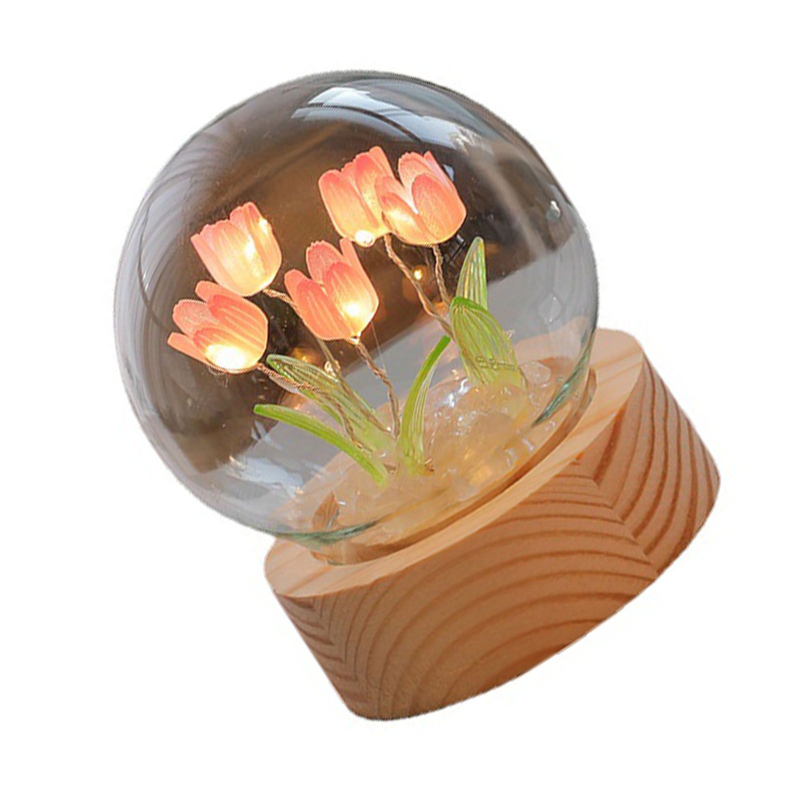 Flower Night Light Tulip Night Lamp Home Decoration Night Light Bedside Light view 4
