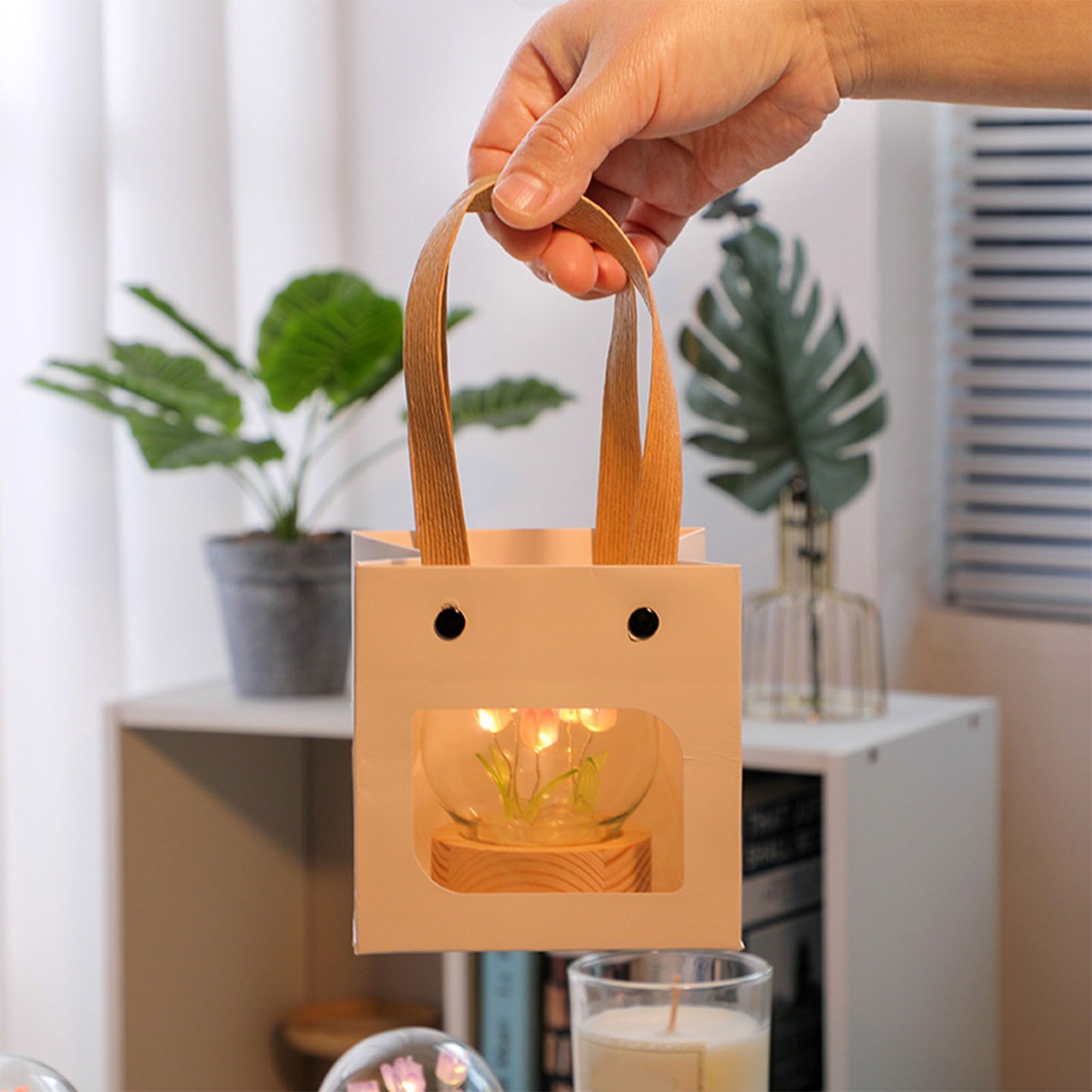 Flower Night Light Tulip Night Lamp Home Decoration Night Light Bedside Light view 7