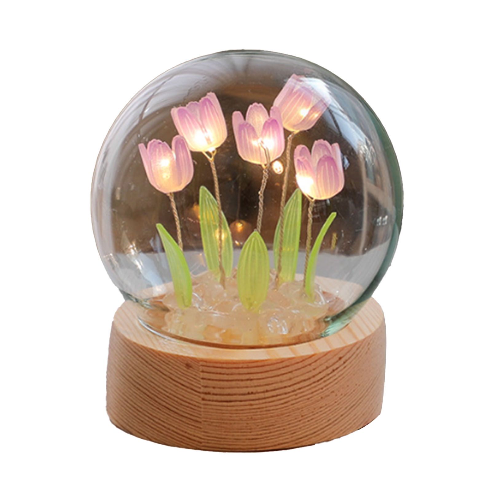 Flower Night Light Tulip Night Lamp Home Decoration Night Light Bedside Light