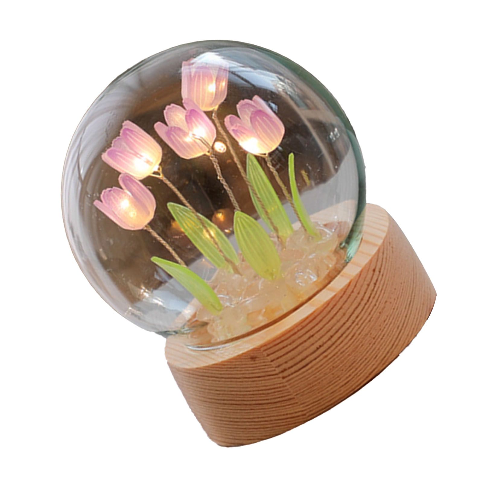 Flower Night Light Tulip Night Lamp Home Decoration Night Light Bedside Light view 4