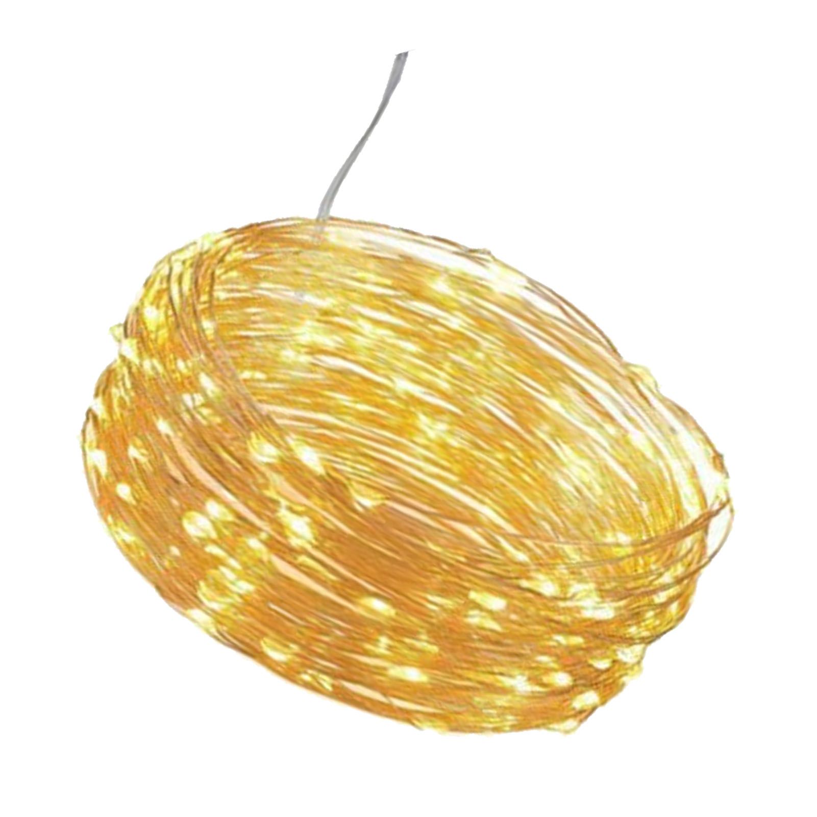 LED Solar Fairy Lights High Brightness Durable Copper Wire 50 LED Outdoor view 3