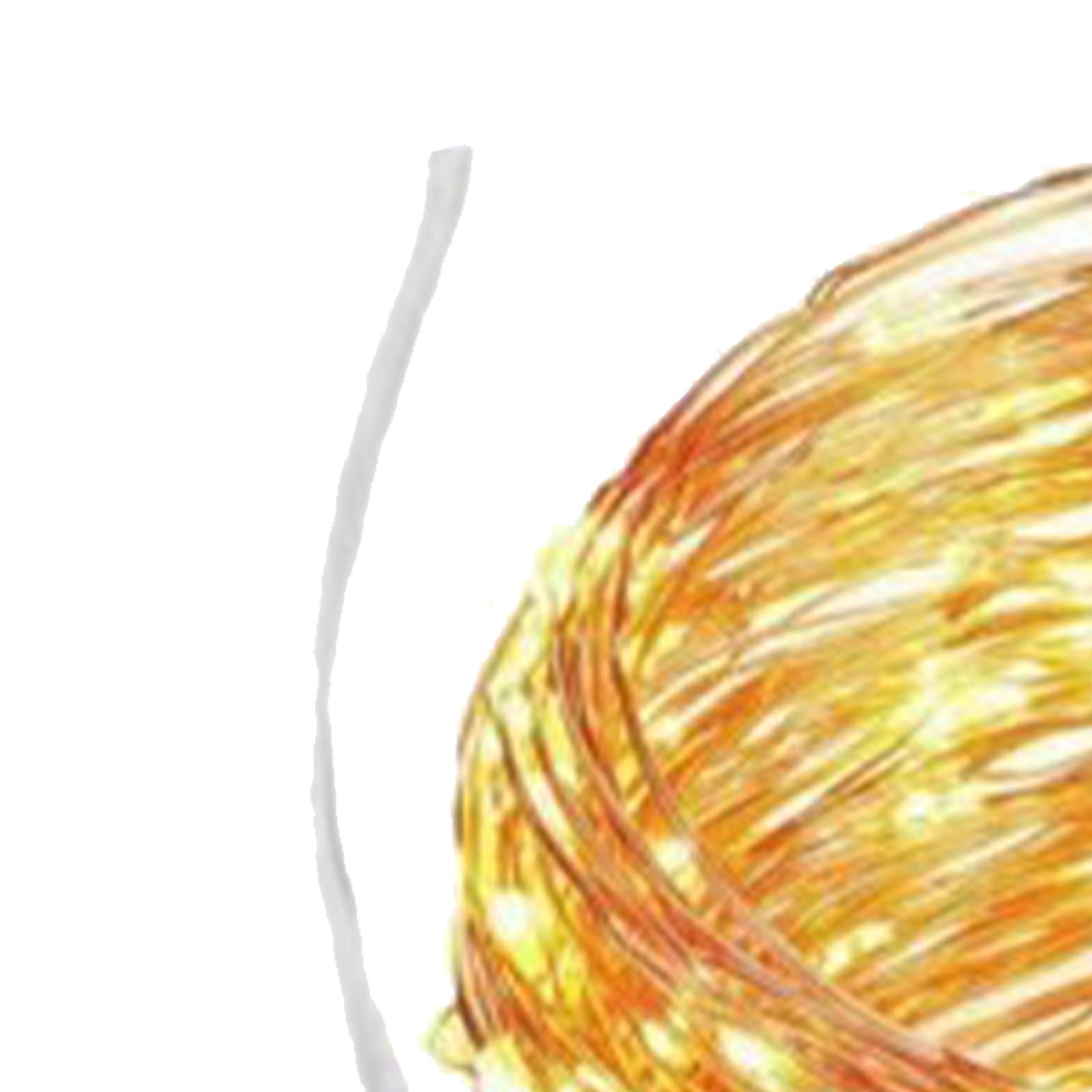 LED Solar Fairy Lights High Brightness Durable Copper Wire 50 LED Outdoor view 7