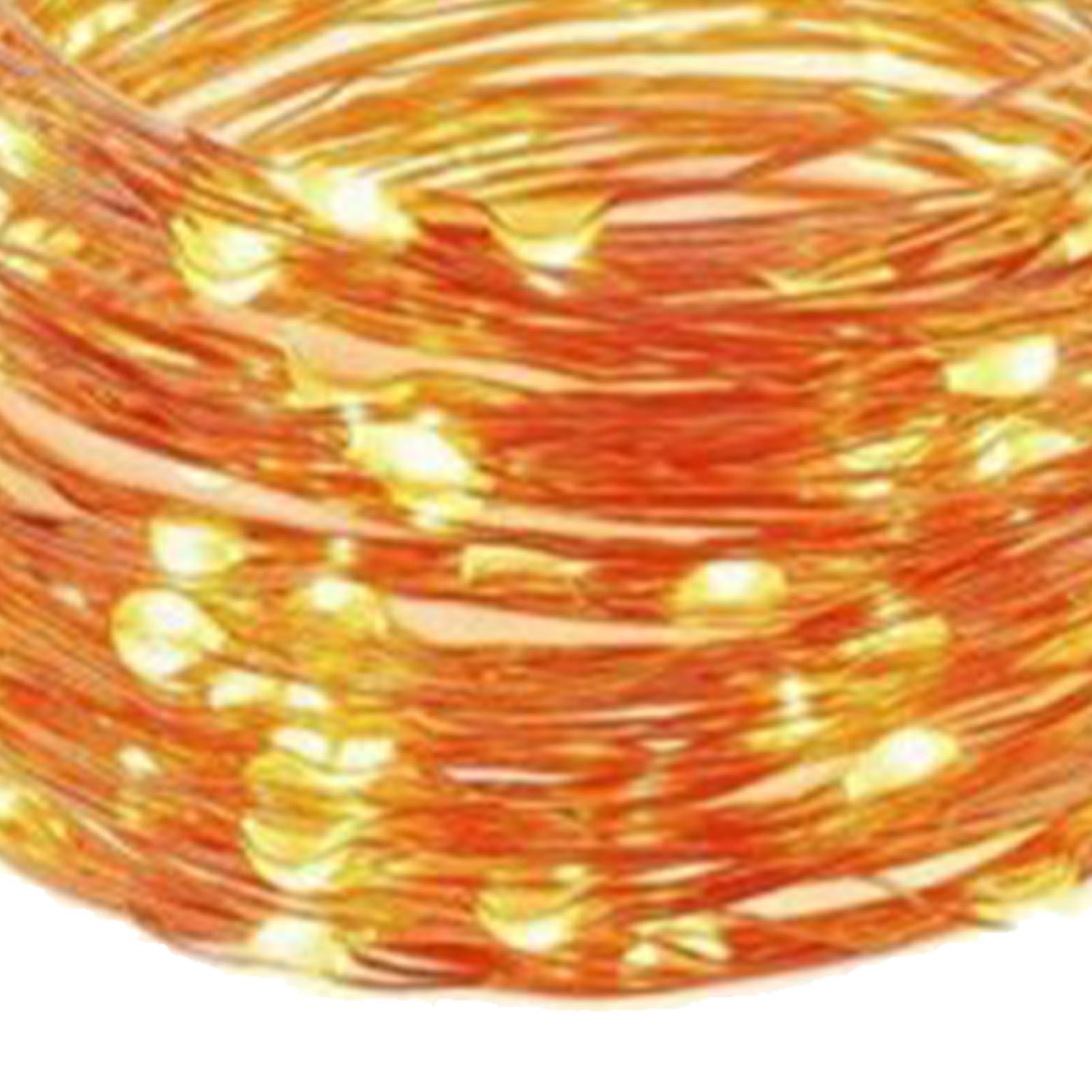 LED Solar Fairy Lights High Brightness Durable Copper Wire 50 LED Outdoor view 9