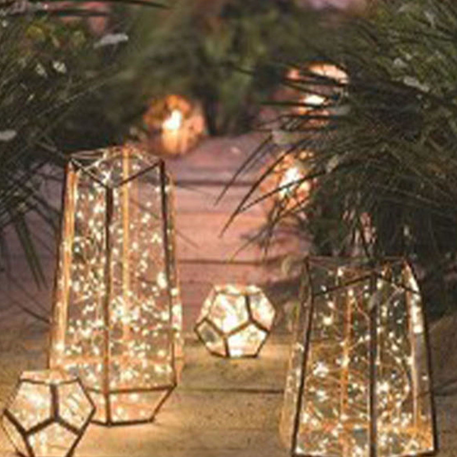 LED Solar Fairy Lights High Brightness Durable Copper Wire 50 LED Outdoor view 13