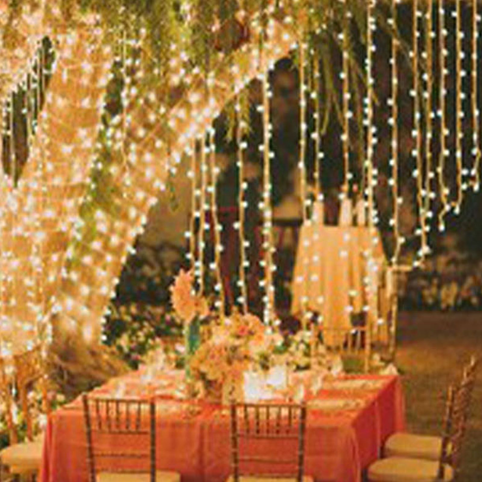LED Solar Fairy Lights High Brightness Durable Copper Wire 50 LED Outdoor view 15