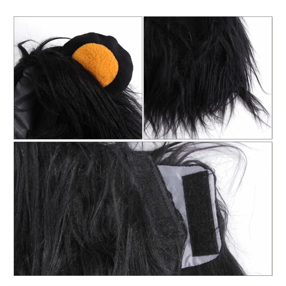 Pet Wig for Dog Cat Hair Headgear Cosplay Costume for Christmas Halloween Party view 4