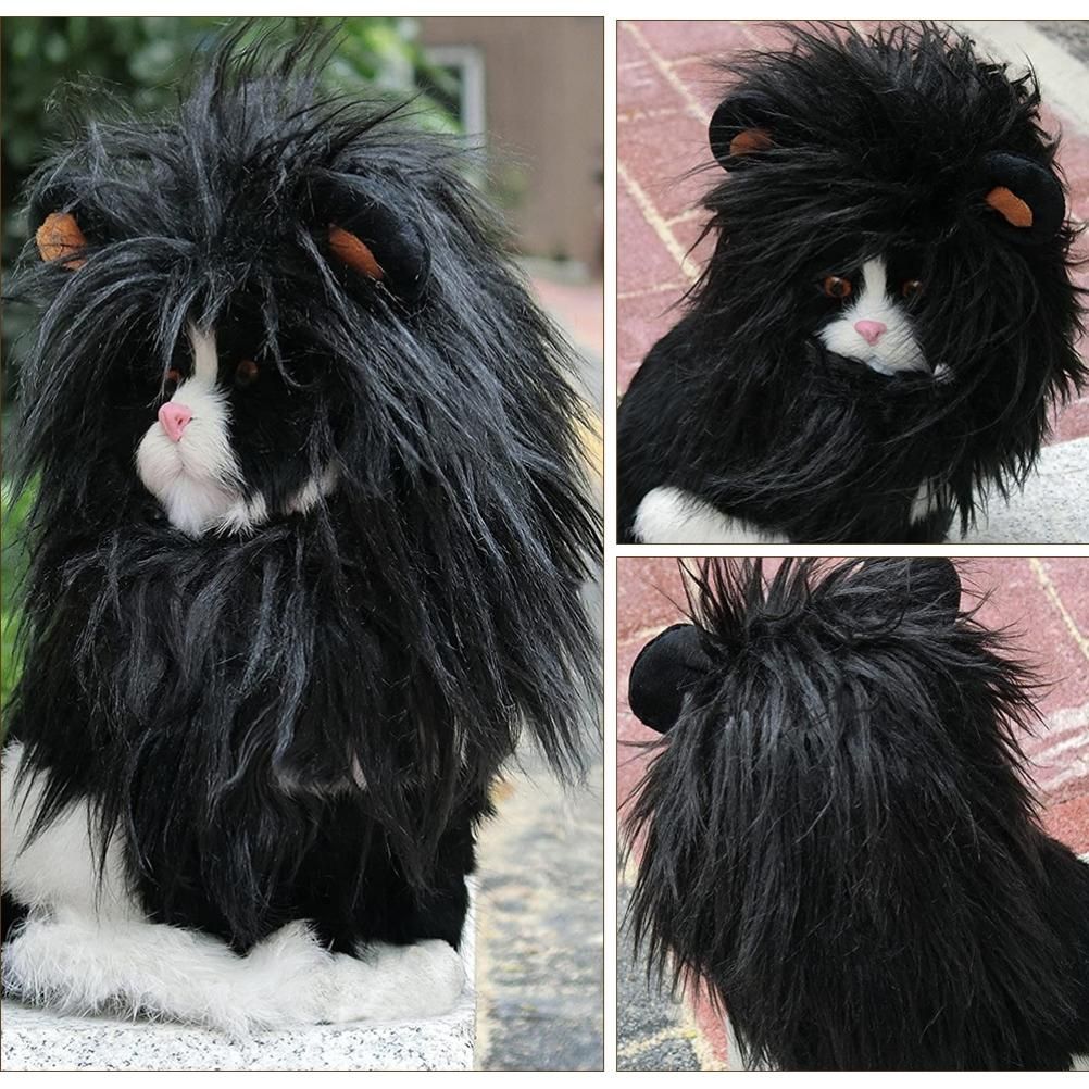 Pet Wig for Dog Cat Hair Headgear Cosplay Costume for Christmas Halloween Party view 6