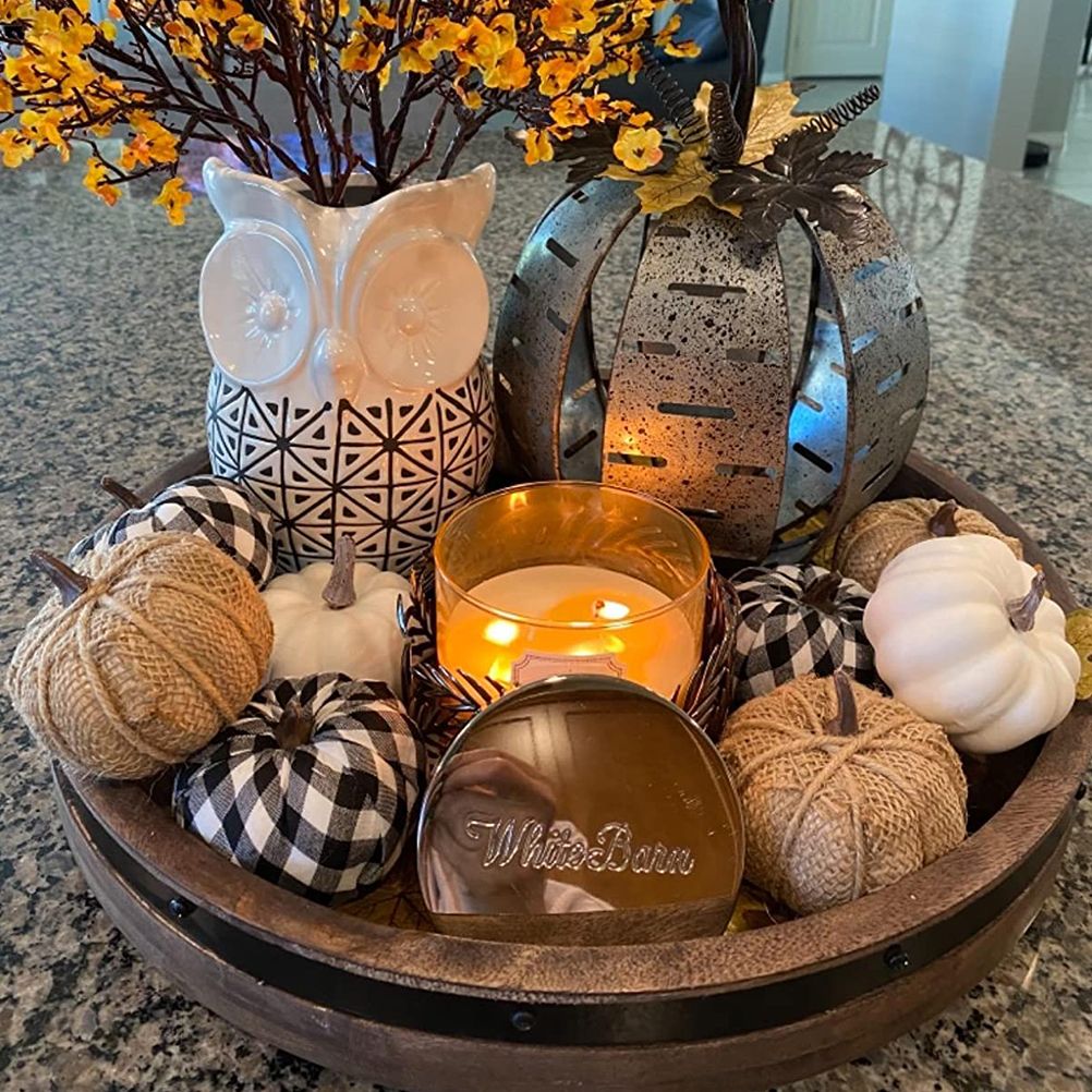 Artificial Pumpkins Harvest Fake Pumpkin Models for Fall Thanksgiving view 7