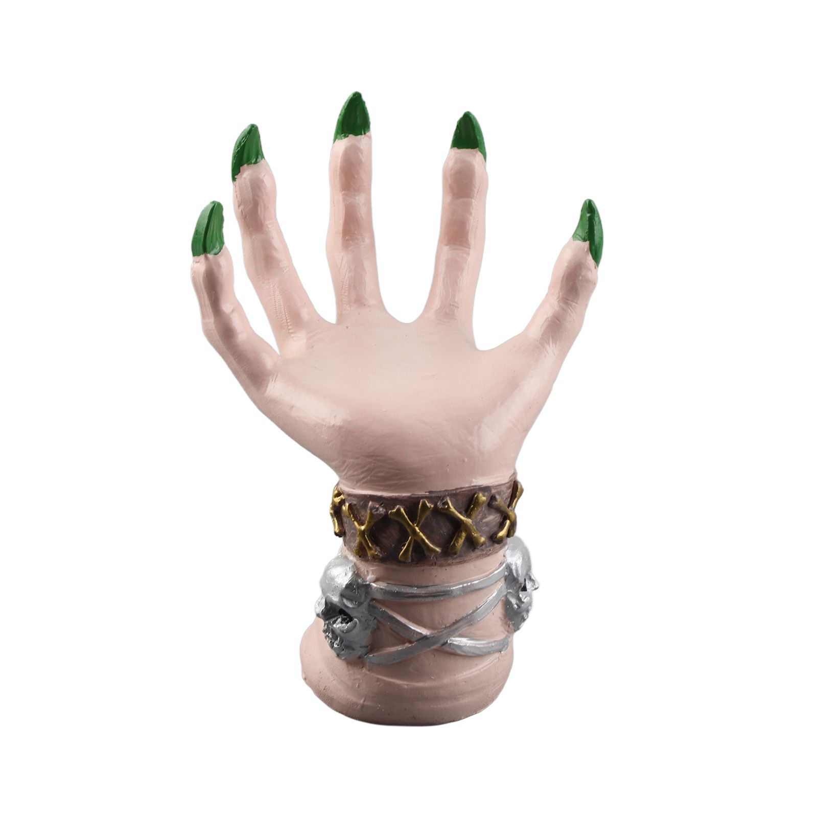 Halloween Witch Hands Snack Bowl Stand Snack Basket Resin Desktop Ornament for view 8