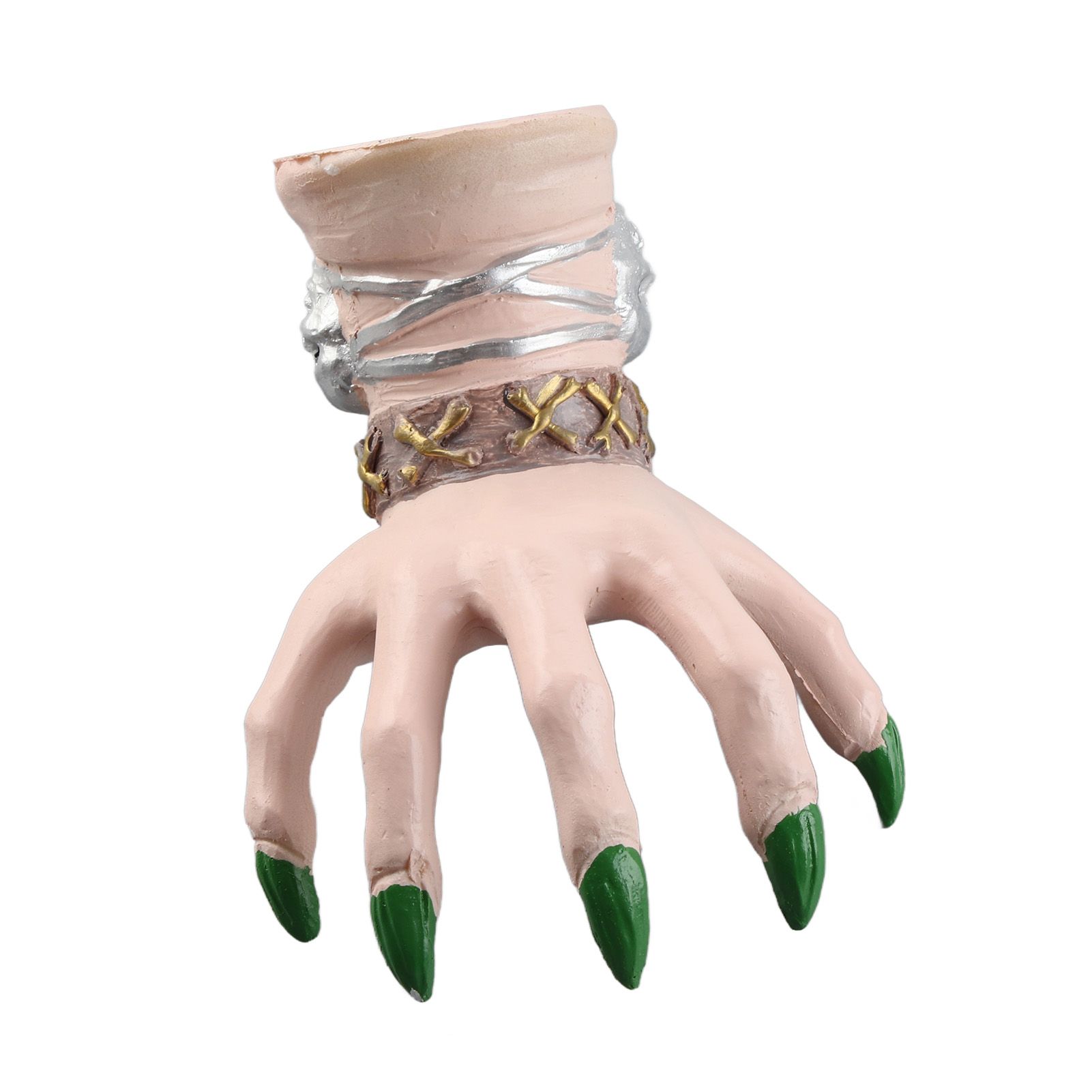 Halloween Witch Hands Snack Bowl Stand Snack Basket Resin Desktop Ornament for view 9
