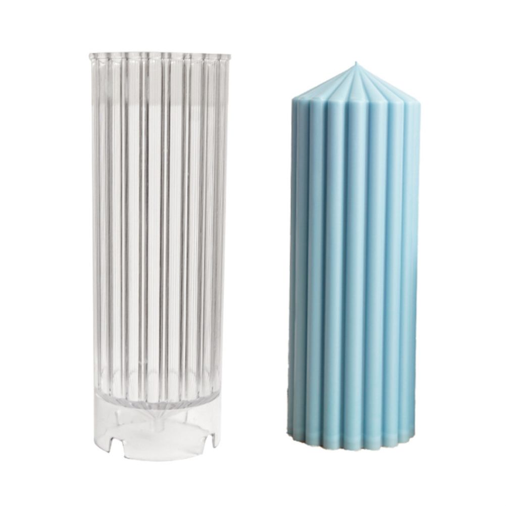 Coarse Rack Tip Scented Candle Mold Geometric Shape Plastic Candle Making