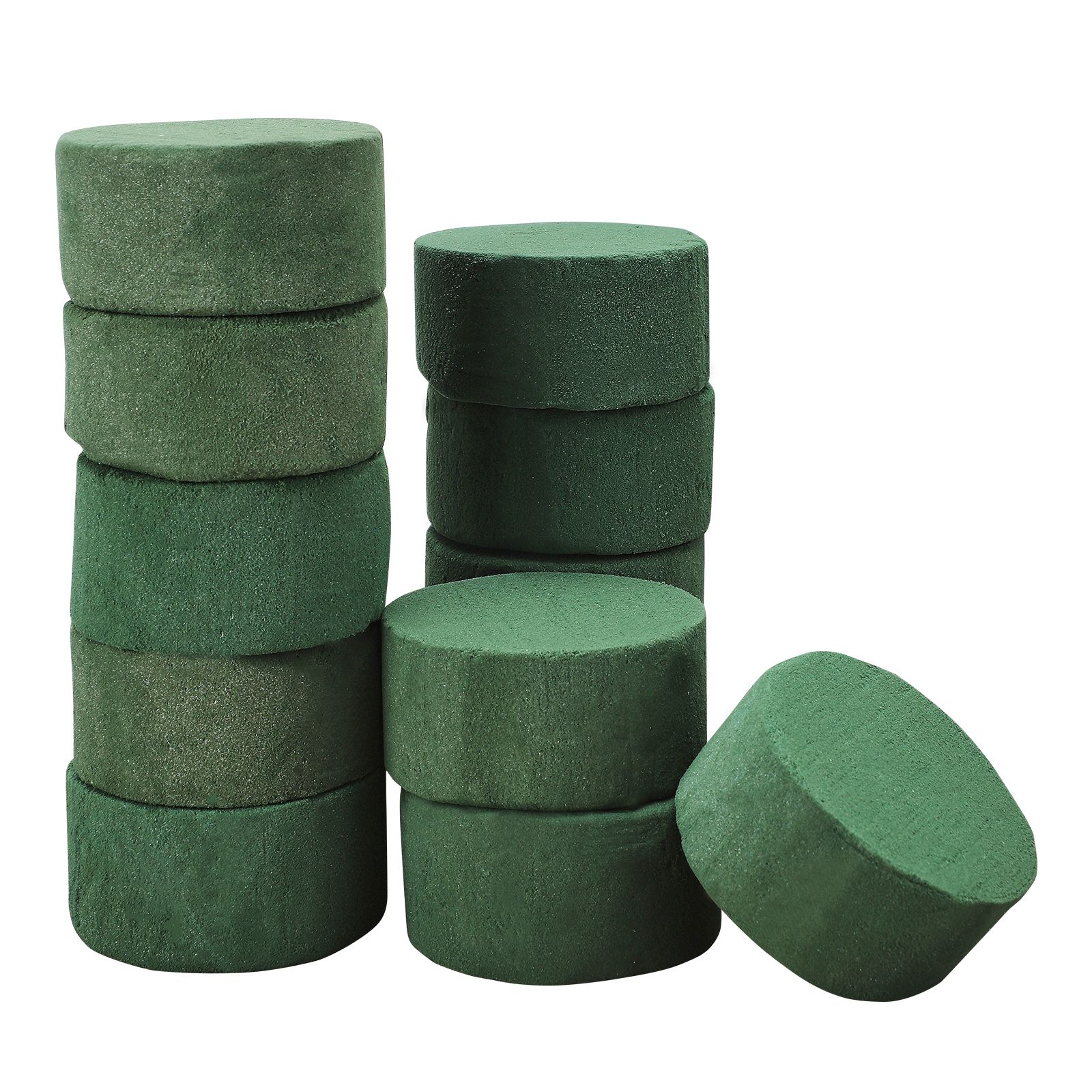 12pcs Floral Foam Round Dried Flower Foam Blocks Handmade Flower Arrangement view 2