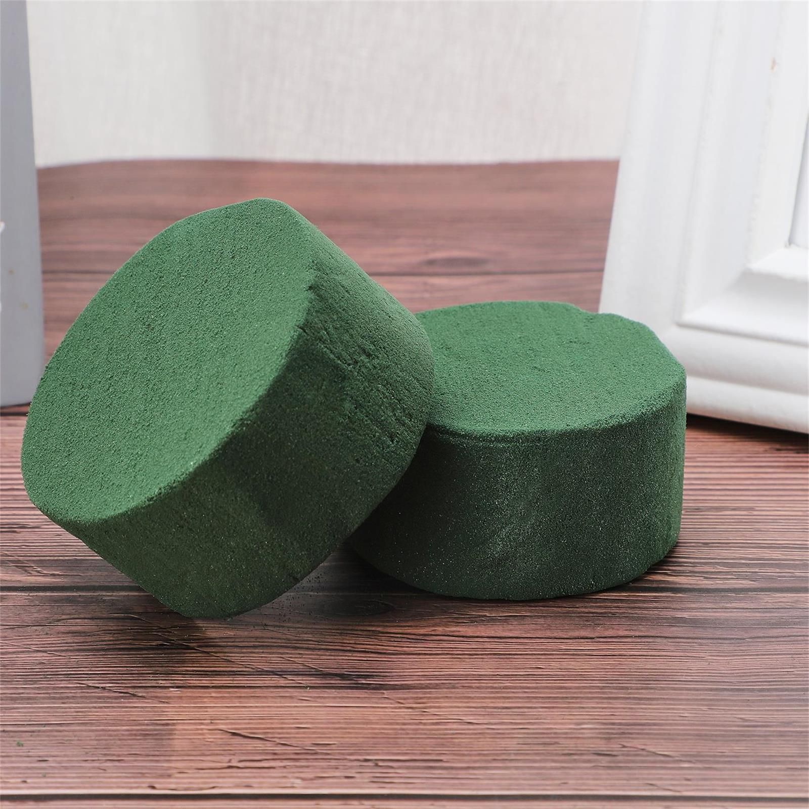 12pcs Floral Foam Round Dried Flower Foam Blocks Handmade Flower Arrangement view 6