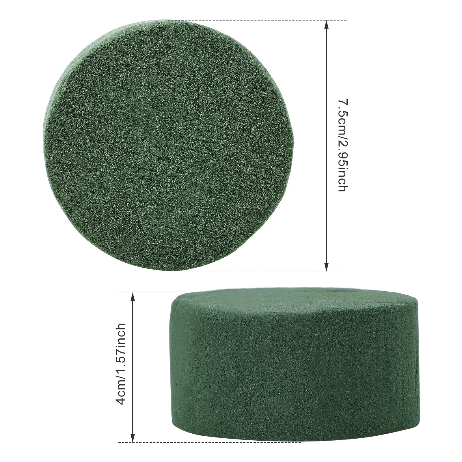 12pcs Floral Foam Round Dried Flower Foam Blocks Handmade Flower Arrangement view 11