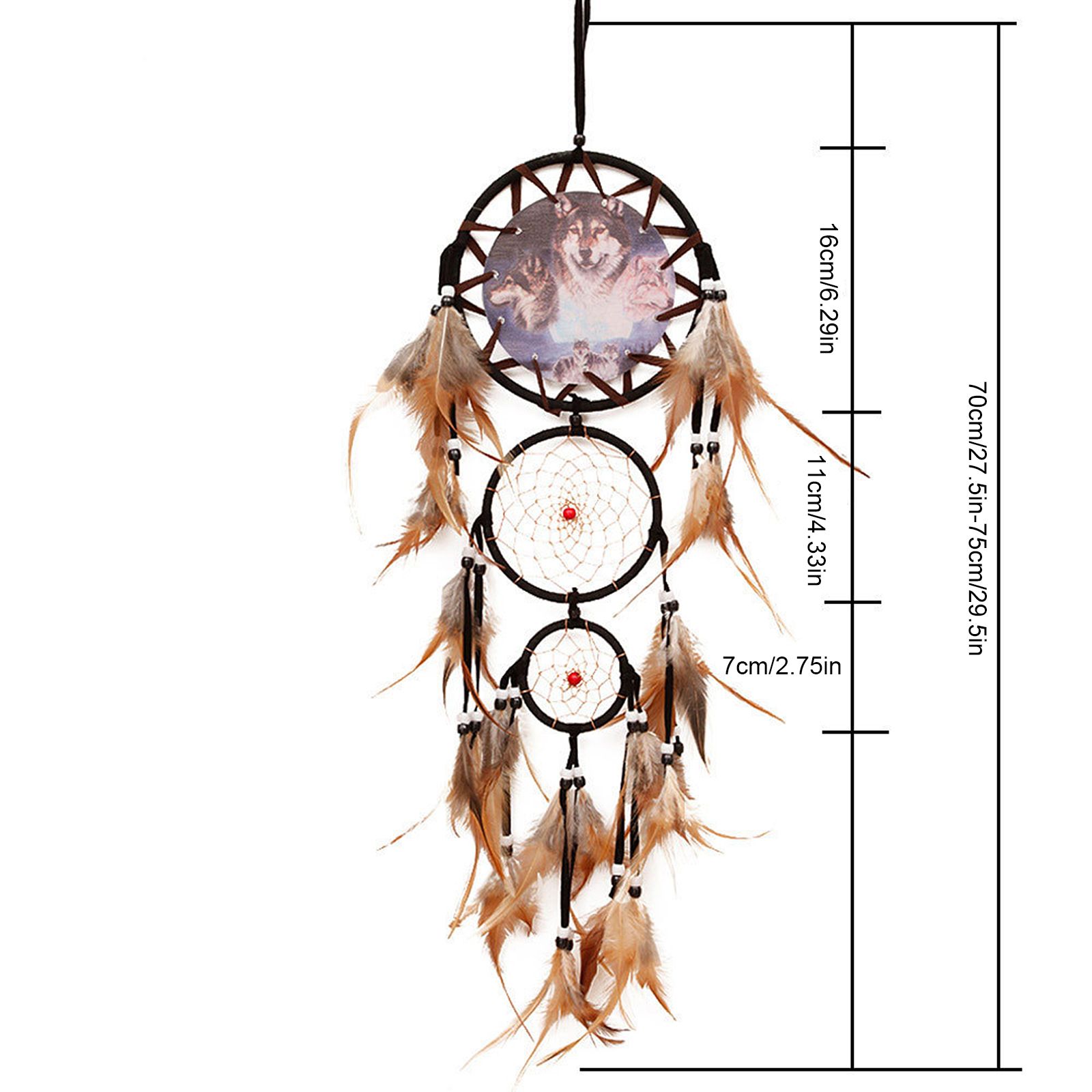 Vintage Indian Handmade Dreamcatcher Hanging Decoration Bedroom Living Room view 2