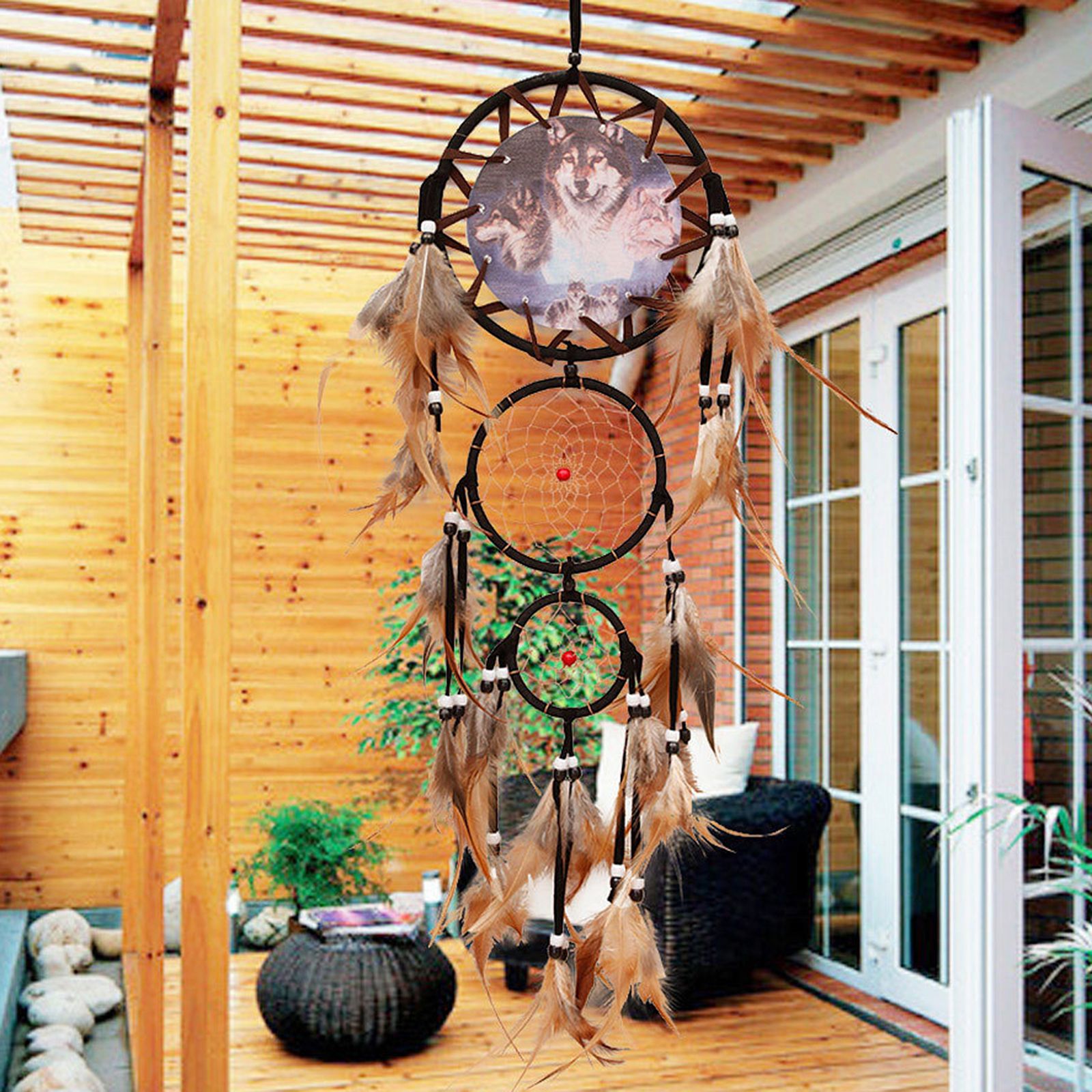 Vintage Indian Handmade Dreamcatcher Hanging Decoration Bedroom Living Room view 5