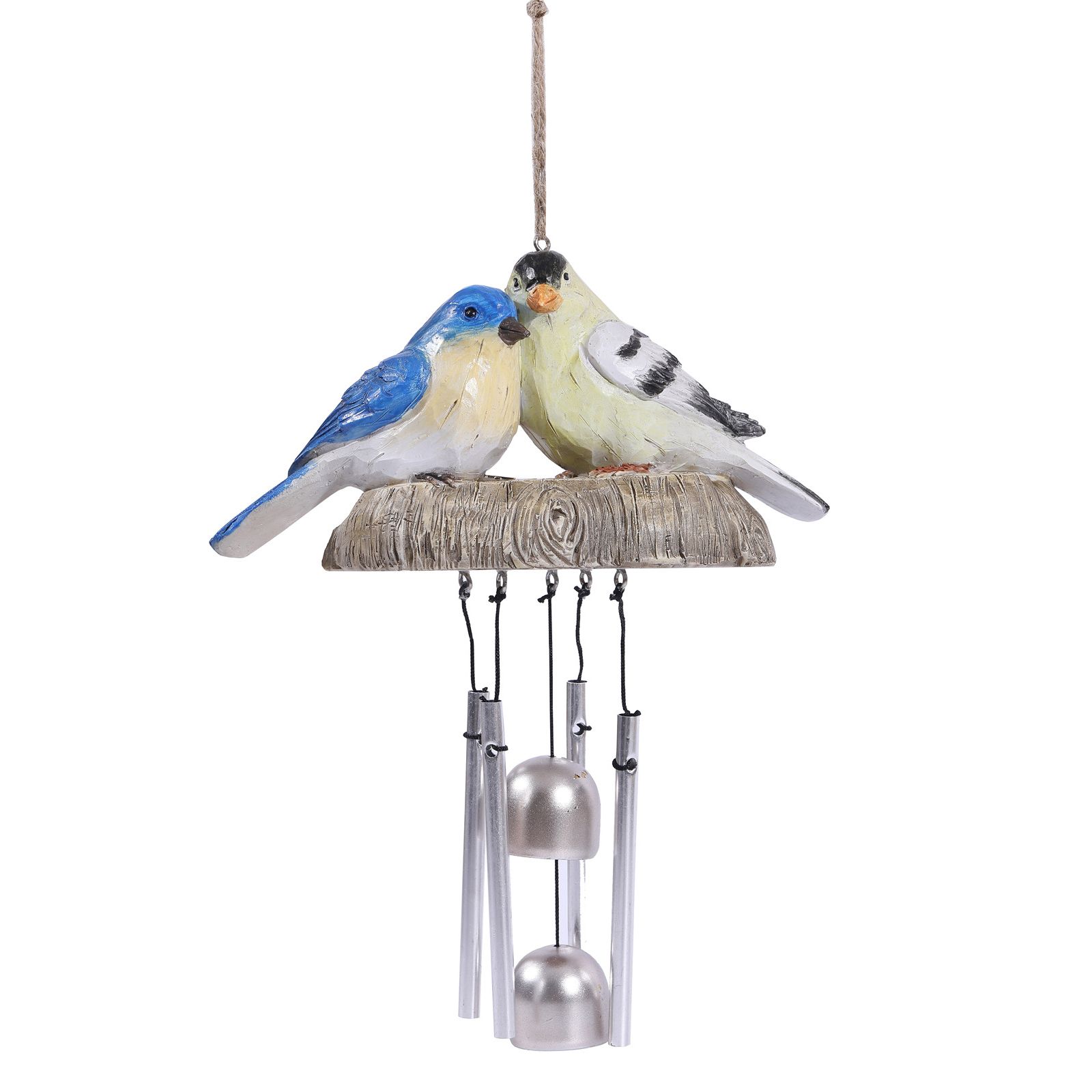 Rustic Bird Wind Chimes Outdoor Hanging Wind Chime Home Patio Decoration — image 1