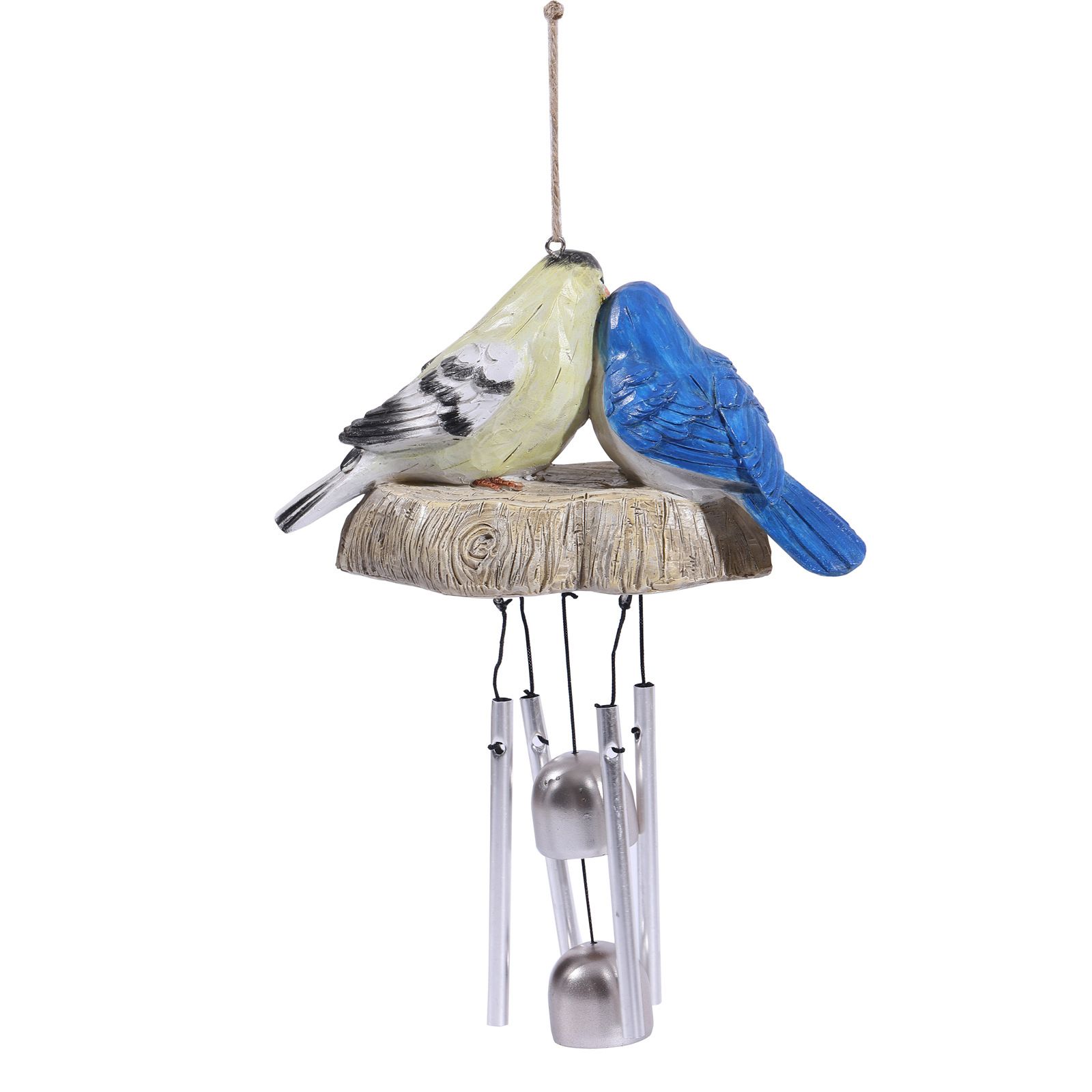 Rustic Bird Wind Chimes Outdoor Hanging Wind Chime Home Patio Decoration view 2