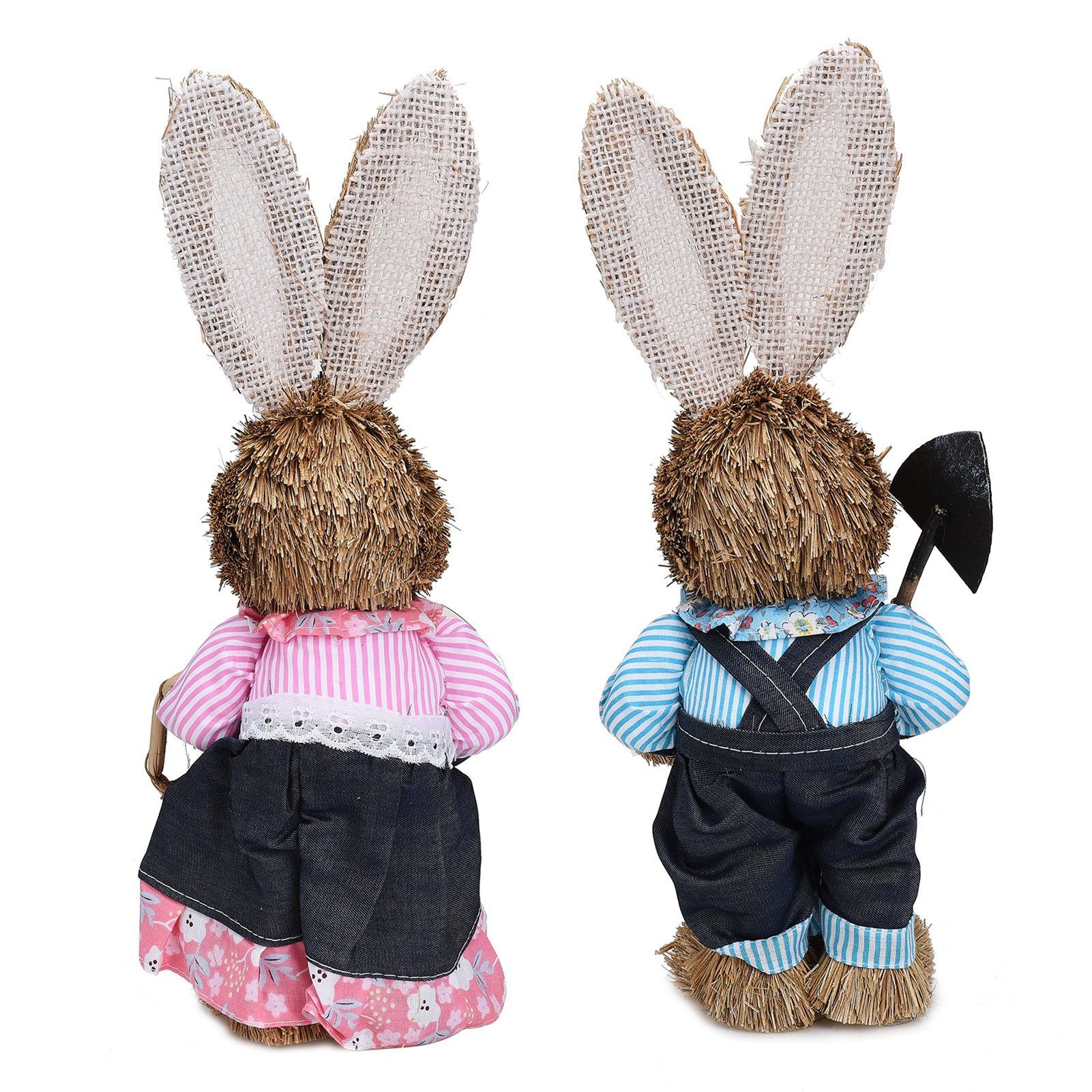 Rustic Easter Home Decor - Bunny Figurine Party Supplies view 9