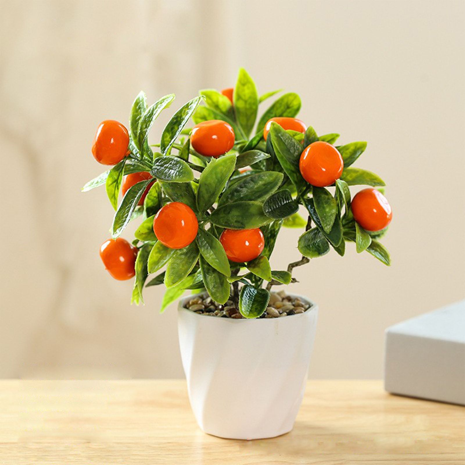 Artificial Fruit Tree Potted Small Potted Simulation Planting Pot Ornament view 3