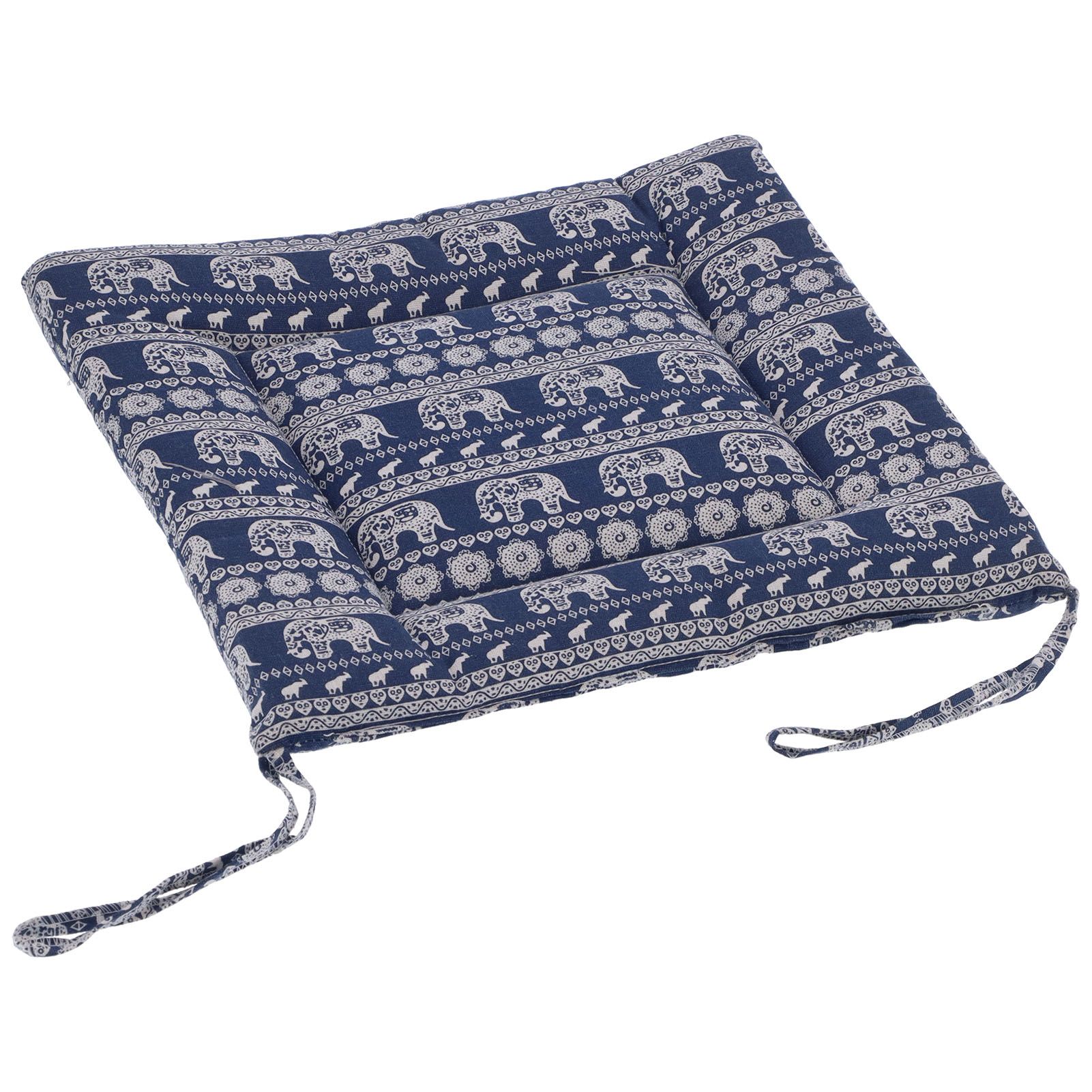 Chair Cushion Simple Pure Cotton Linen Thick NonSlip Soft Seat Cushion for view 5