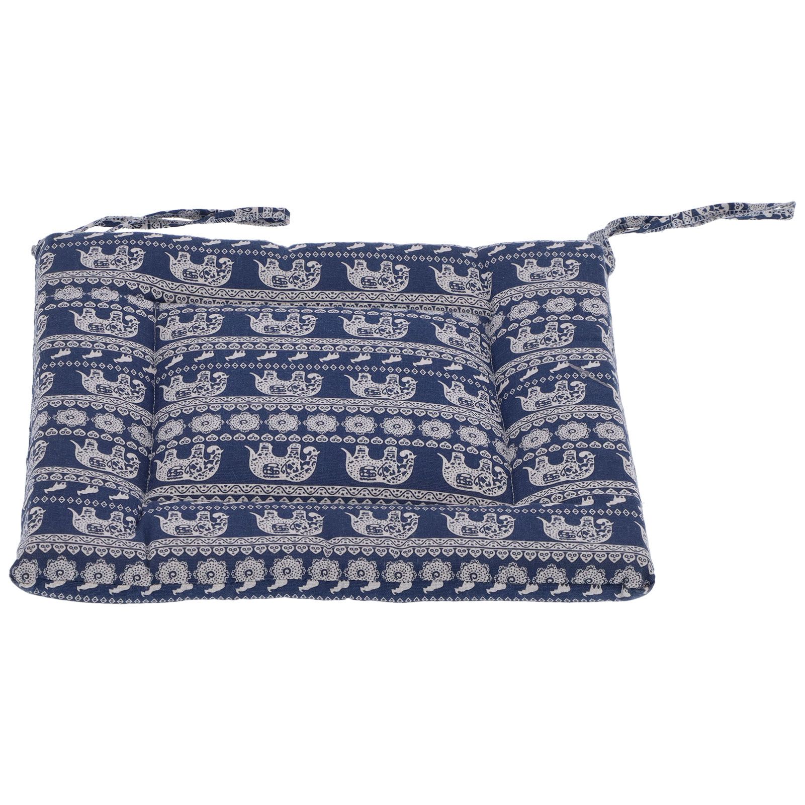 Chair Cushion Simple Pure Cotton Linen Thick NonSlip Soft Seat Cushion for view 7