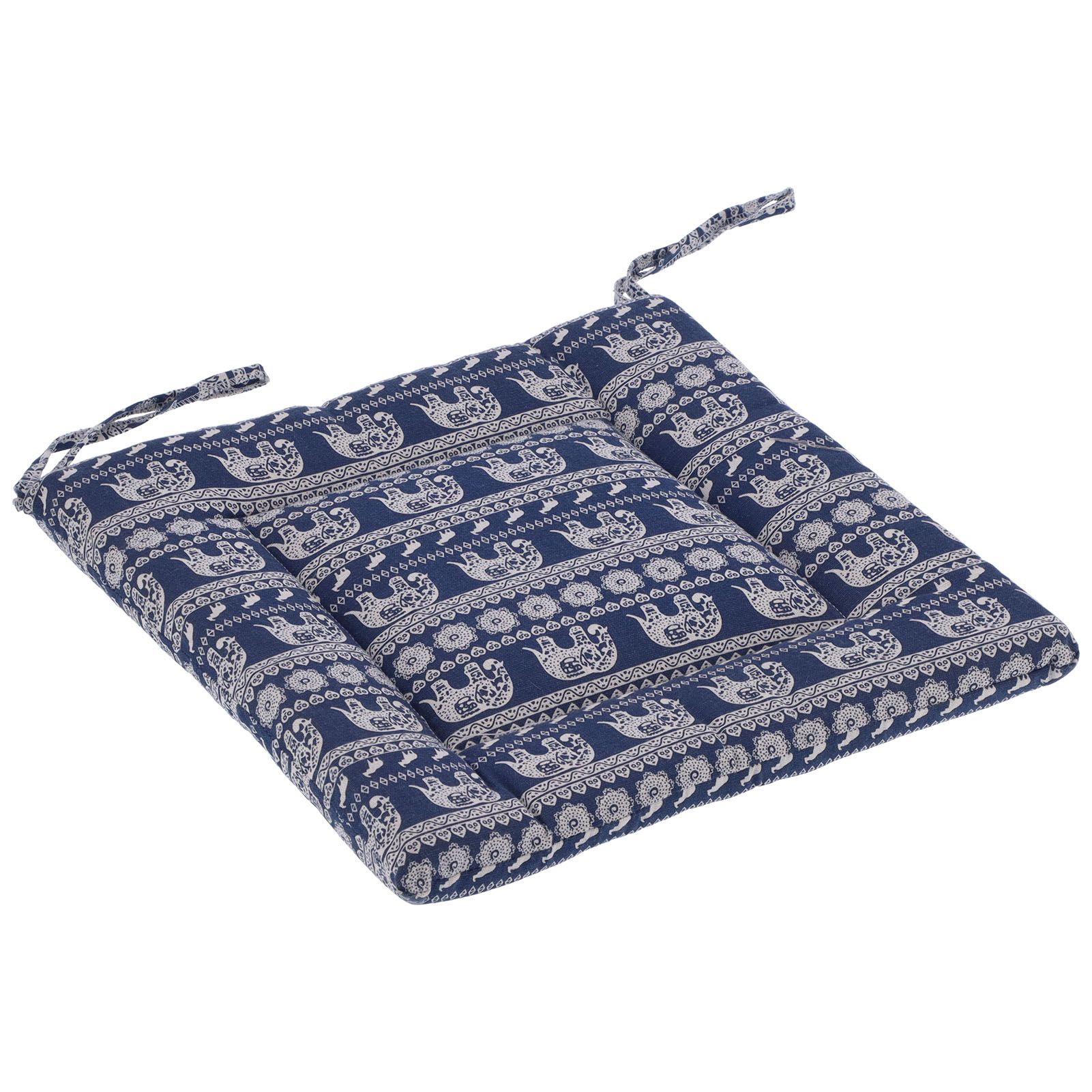 Chair Cushion Simple Pure Cotton Linen Thick NonSlip Soft Seat Cushion for view 8
