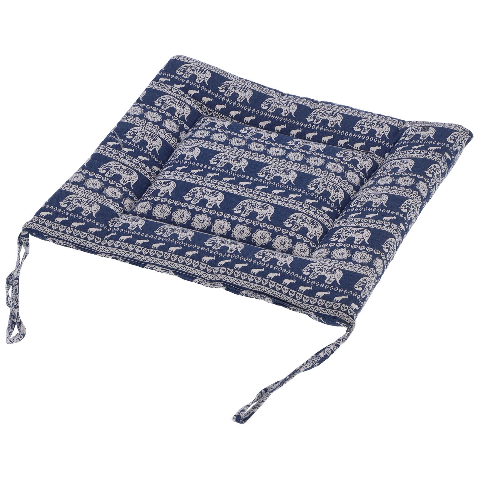 Chair Cushion Simple Pure Cotton Linen Thick NonSlip Soft Seat Cushion for view 10