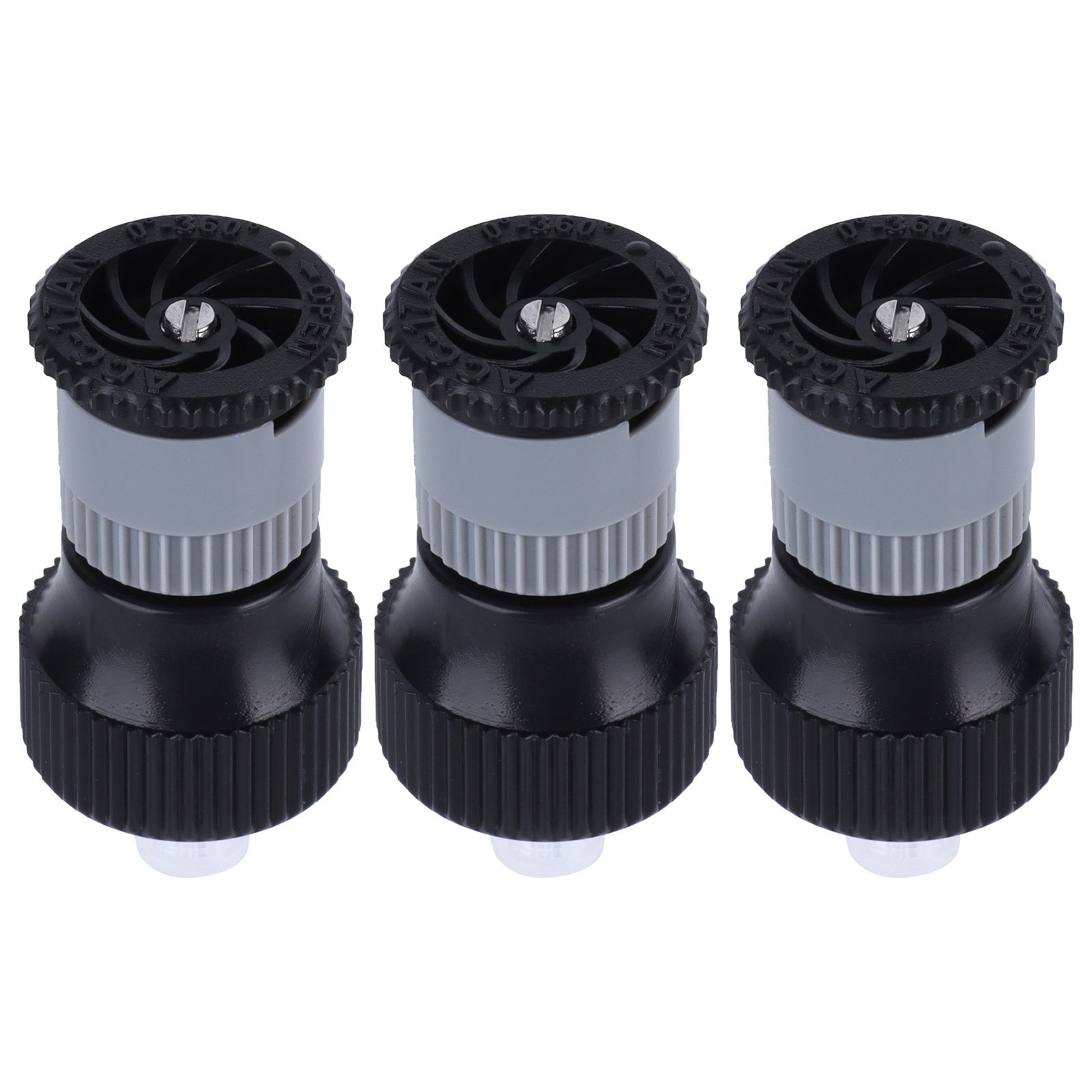 3pcs 360° Rotating Buried Spray Nozzle G1/2 Female Thread Adjustable Watering view 2