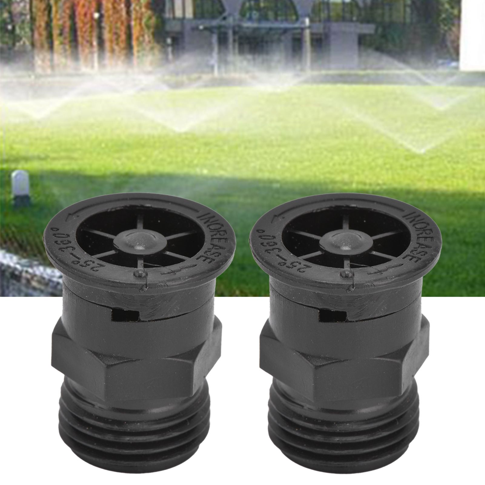 2Pcs Sprinkler Nozzle G1/2 External Thread Plastic Sprinkler Irrigation Garden view 11
