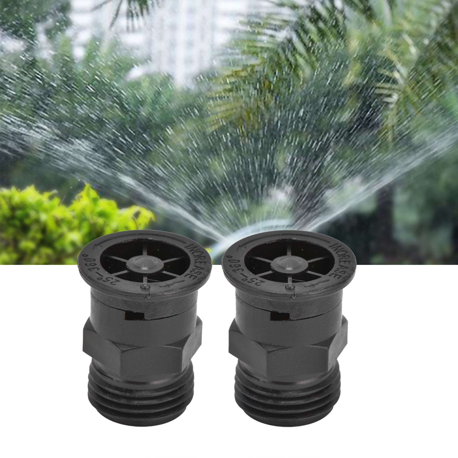 2Pcs Sprinkler Nozzle G1/2 External Thread Plastic Sprinkler Irrigation Garden view 12