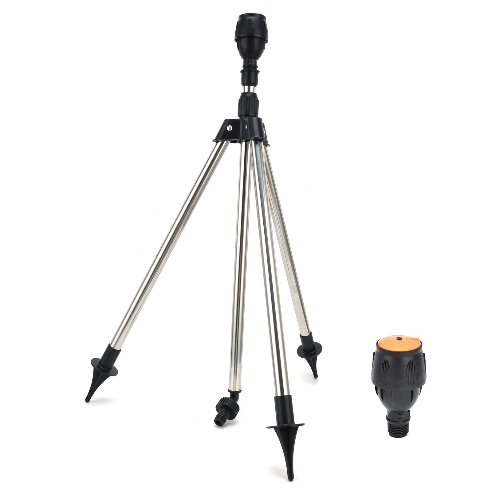 Automatic Rotating Sprinkler with Tripod 360-Degree Watering Nozzle for Garden