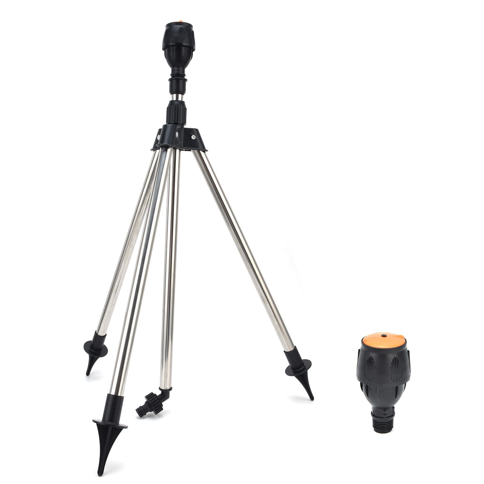 Automatic Rotating Sprinkler with Tripod 360-Degree Watering Nozzle for Garden view 2
