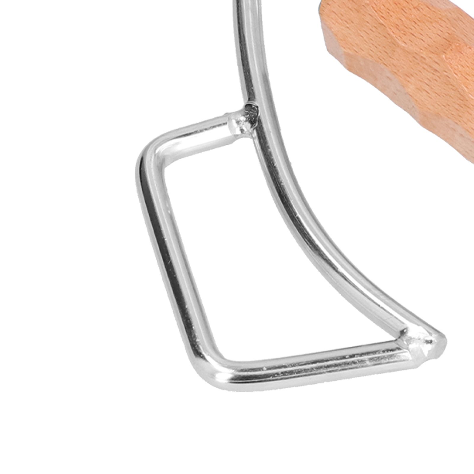 Log Tongs Beech Wood Handle Stainless Steel Clamp High Temperature Resistance view 15