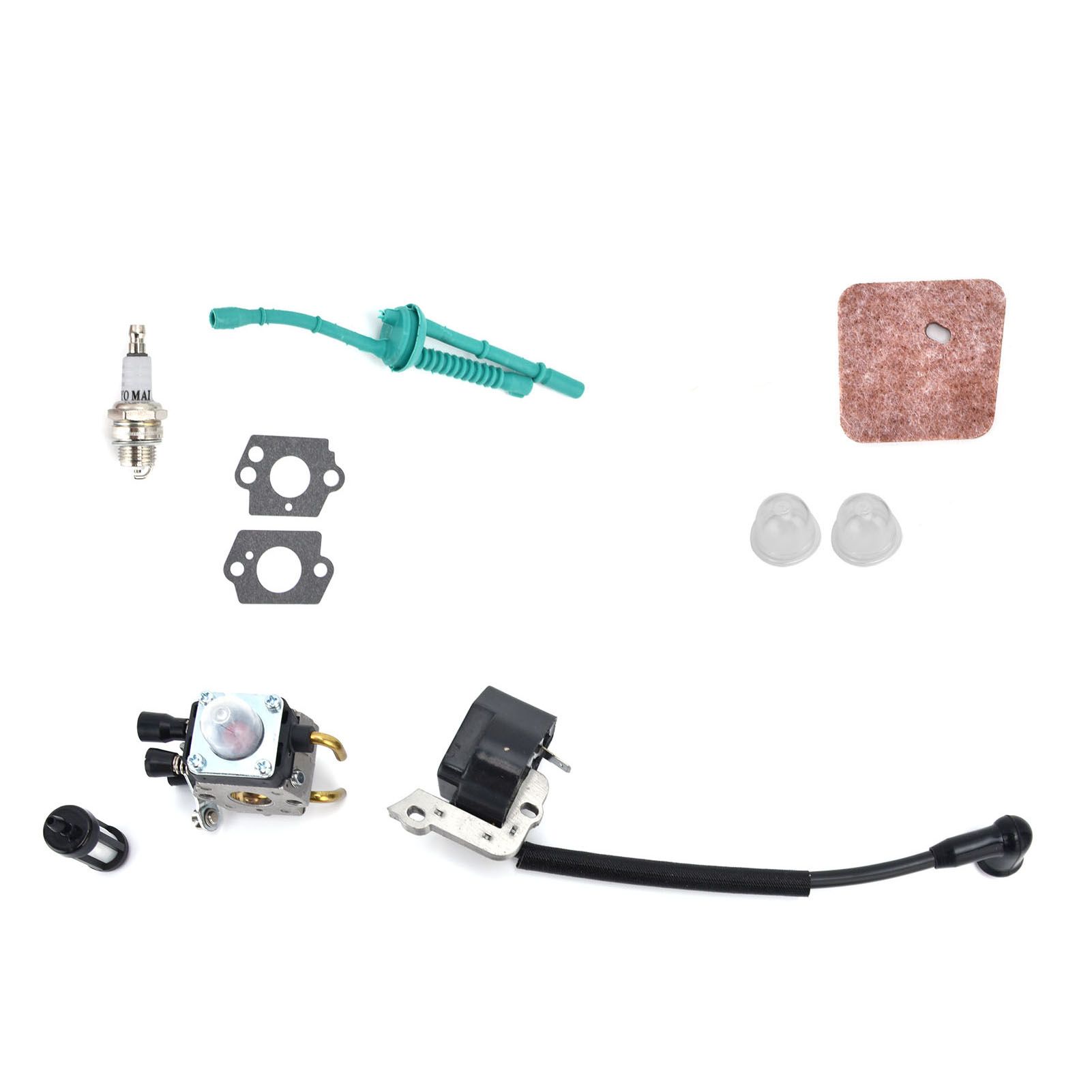 Carburetor Ignition Coil Kit for Stihl FS55 FS38 FS55R KM55 FS45 FS46 Trimmer view 2