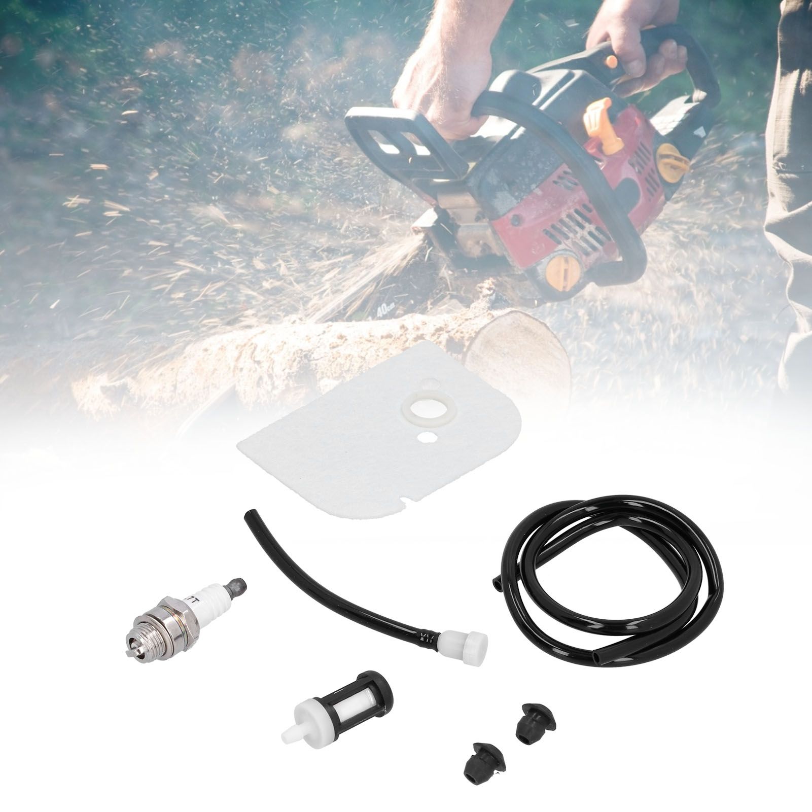 Air Filter Cotton Fuel Filter Spark Plug Chainsaw Accessory for STIHL 009 010 view 11