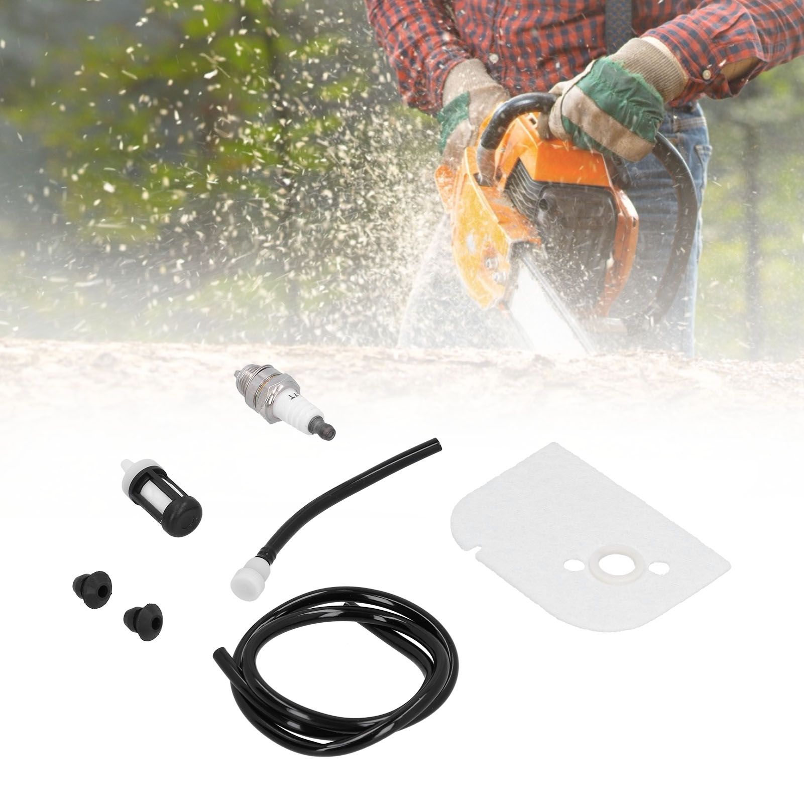 Air Filter Cotton Fuel Filter Spark Plug Chainsaw Accessory for STIHL 009 010 view 12