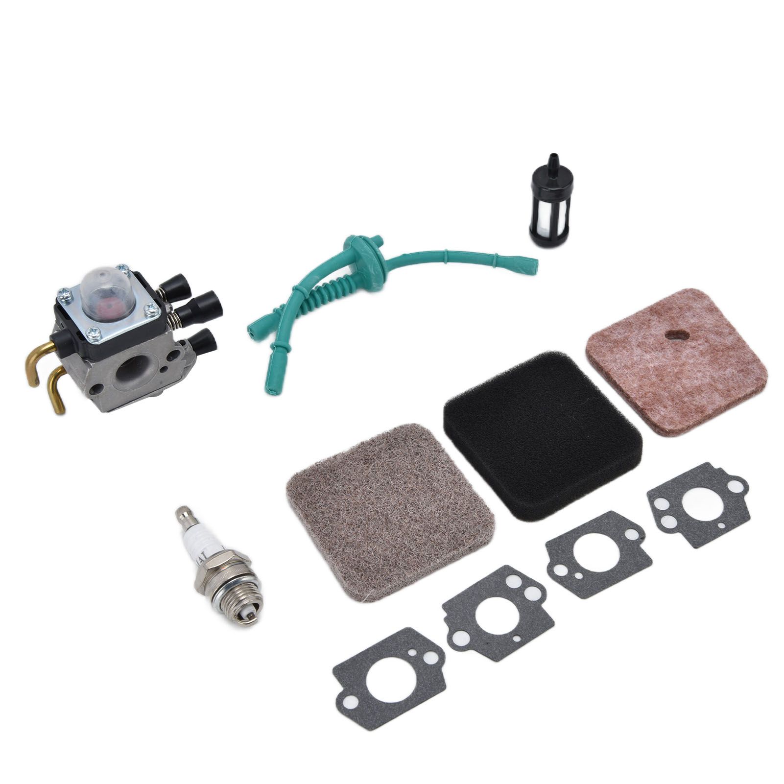 Carburetor Air Filter Fuel Filter Sparking Plug Fuel Pipe Kit for STIHL FS38 view 2