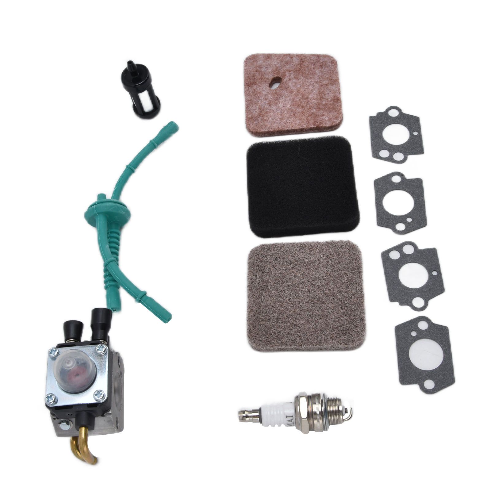Carburetor Air Filter Fuel Filter Sparking Plug Fuel Pipe Kit for STIHL FS38 view 4