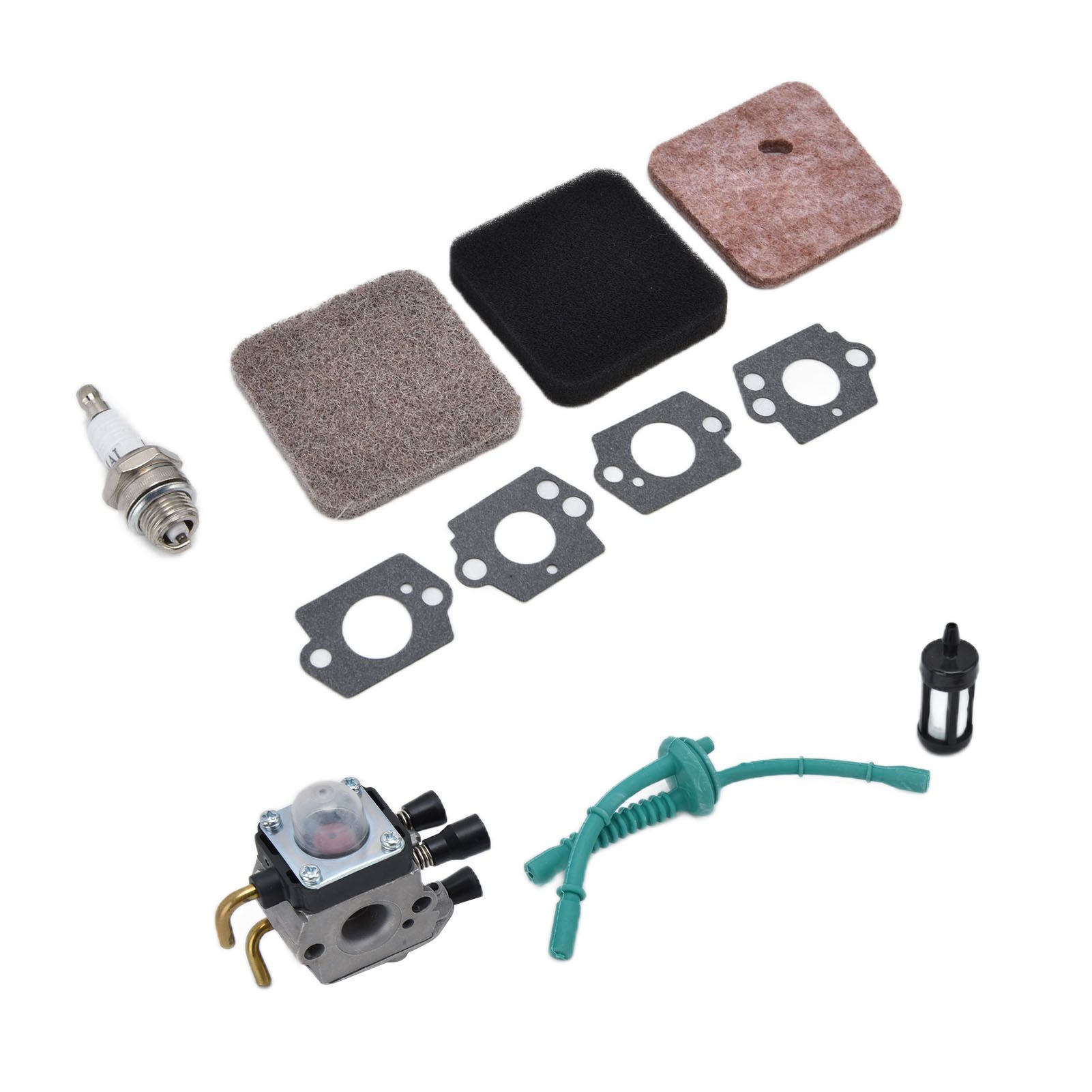Carburetor Air Filter Fuel Filter Sparking Plug Fuel Pipe Kit for STIHL FS38 view 6