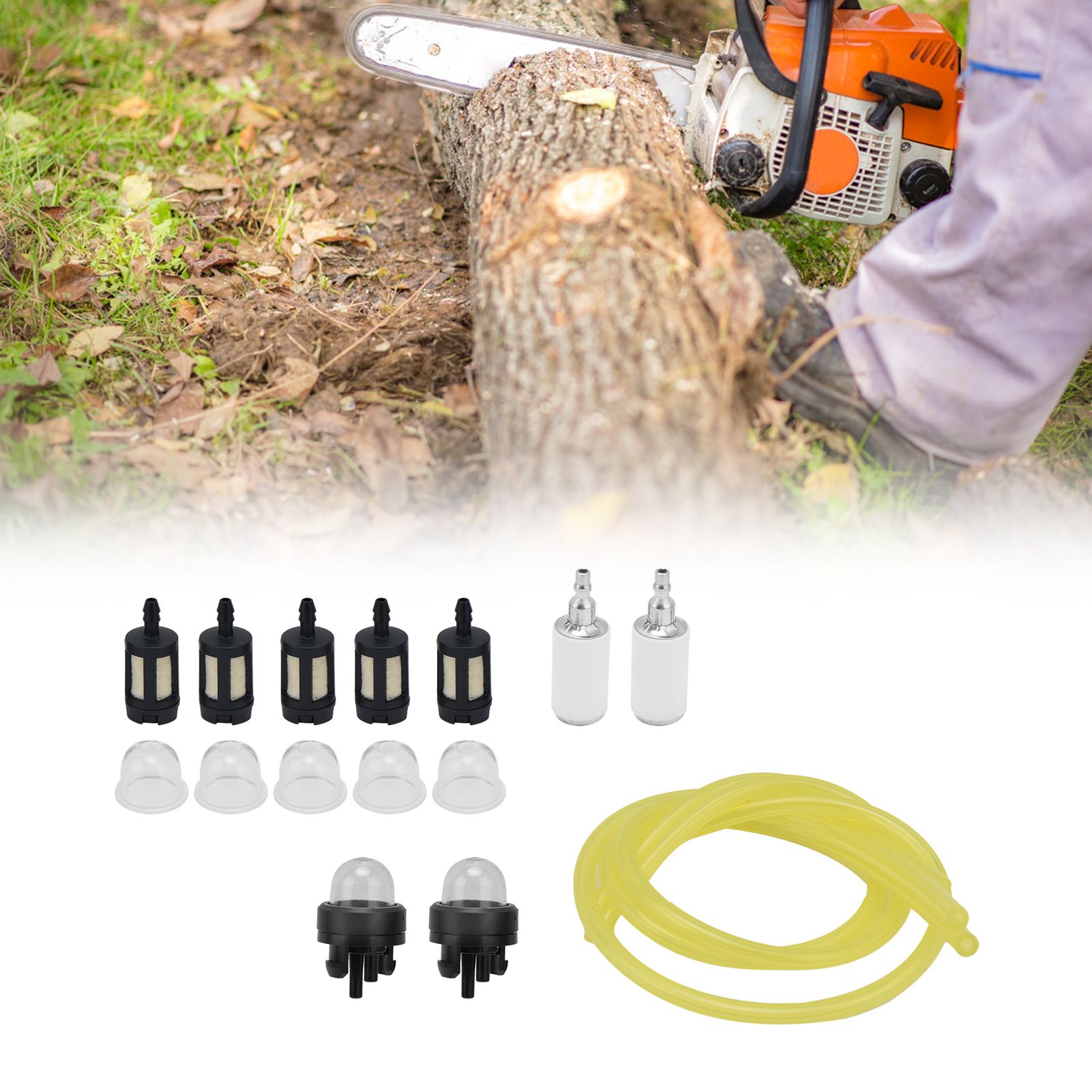 Fuel Filter Hose Primer Bulb Kit Replacement for view 11