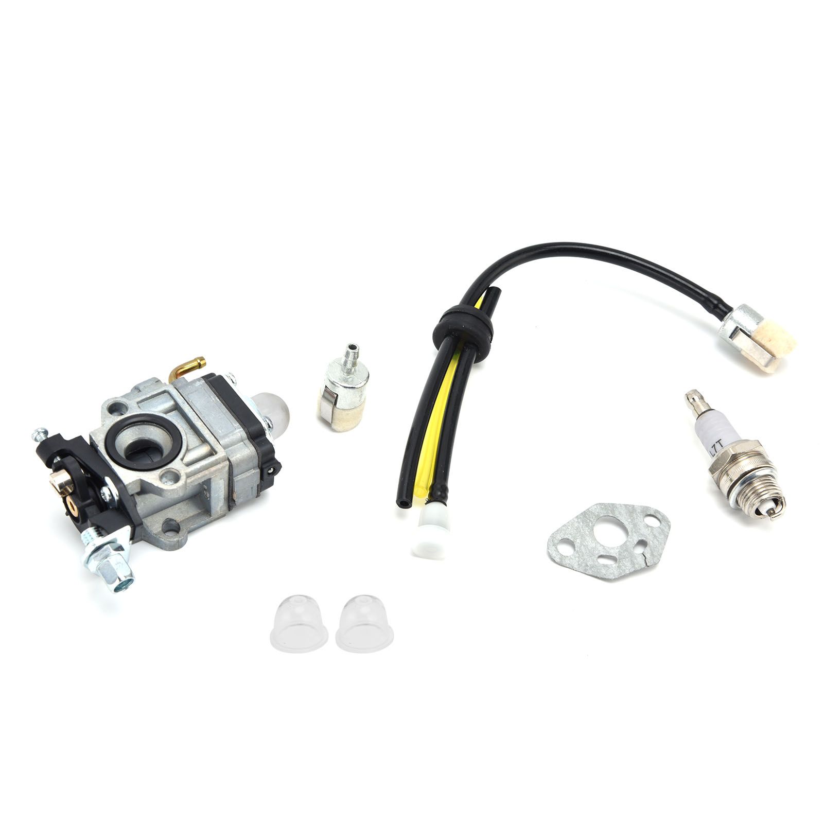 Carburetor Kit Spark Plug Oil Tube Assembly for Poulanpro 46cc Pr46bt Poulan view 6